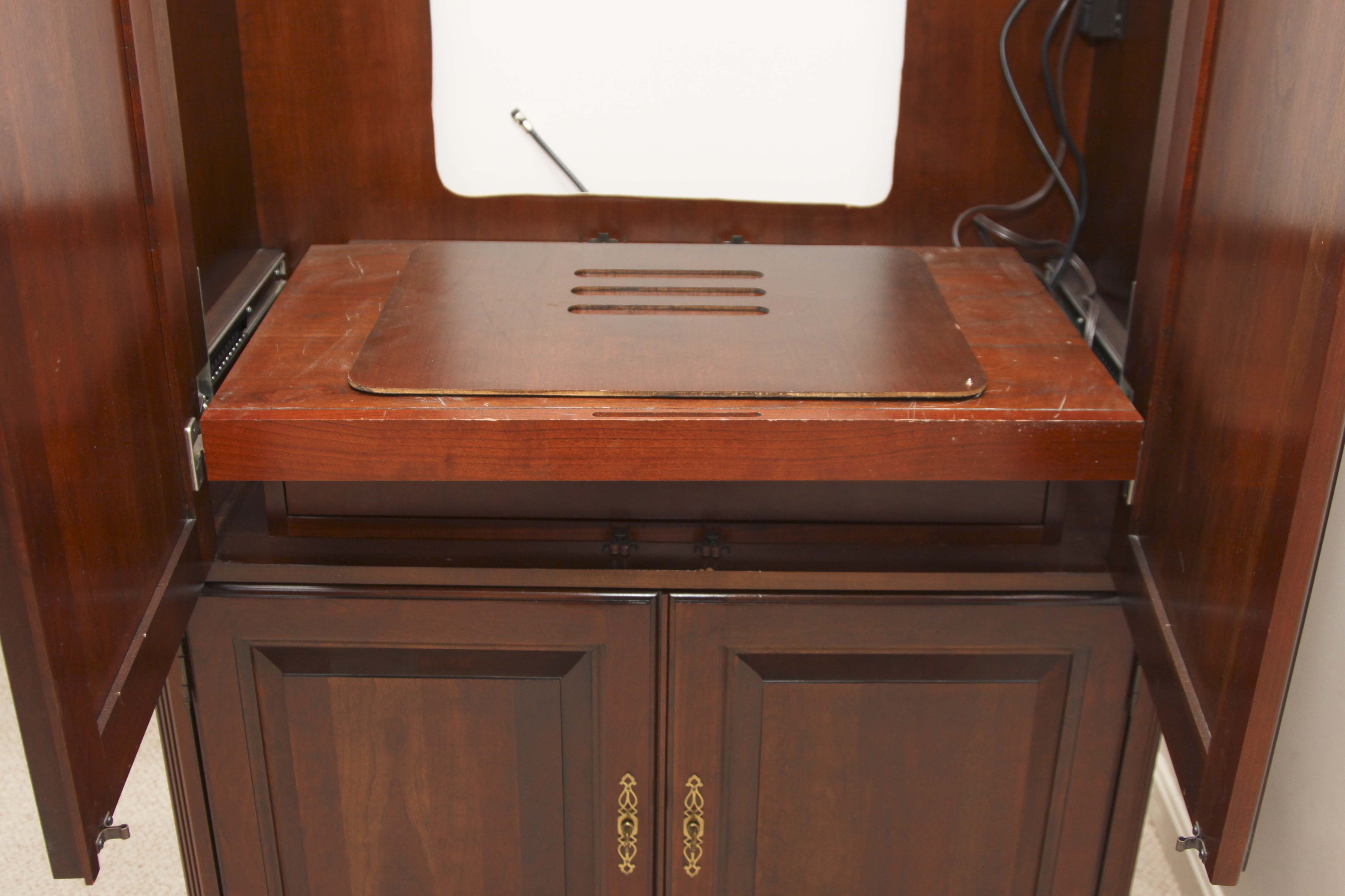 Traditional-Style Entertainment Armoire