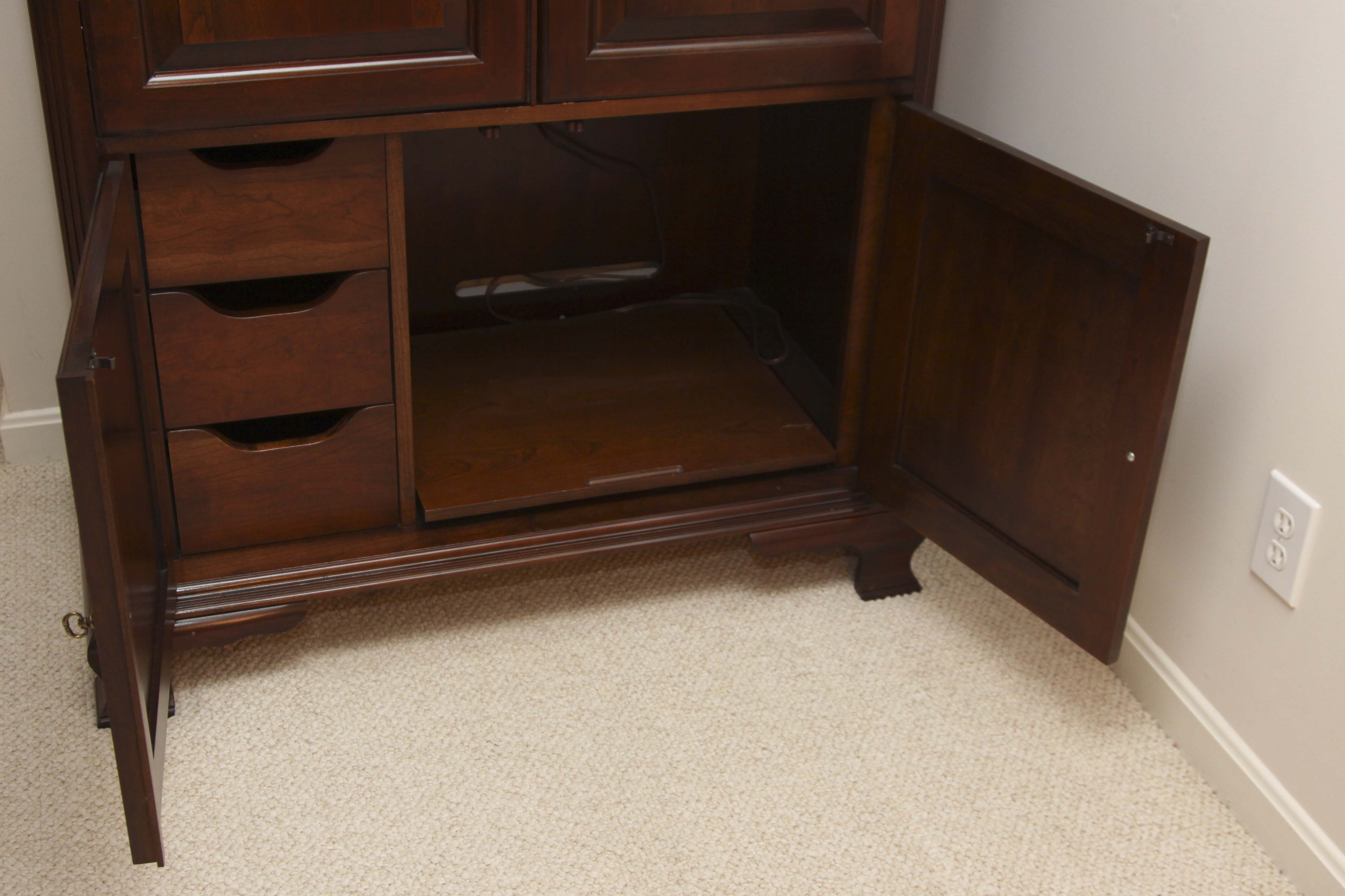 Traditional-Style Entertainment Armoire