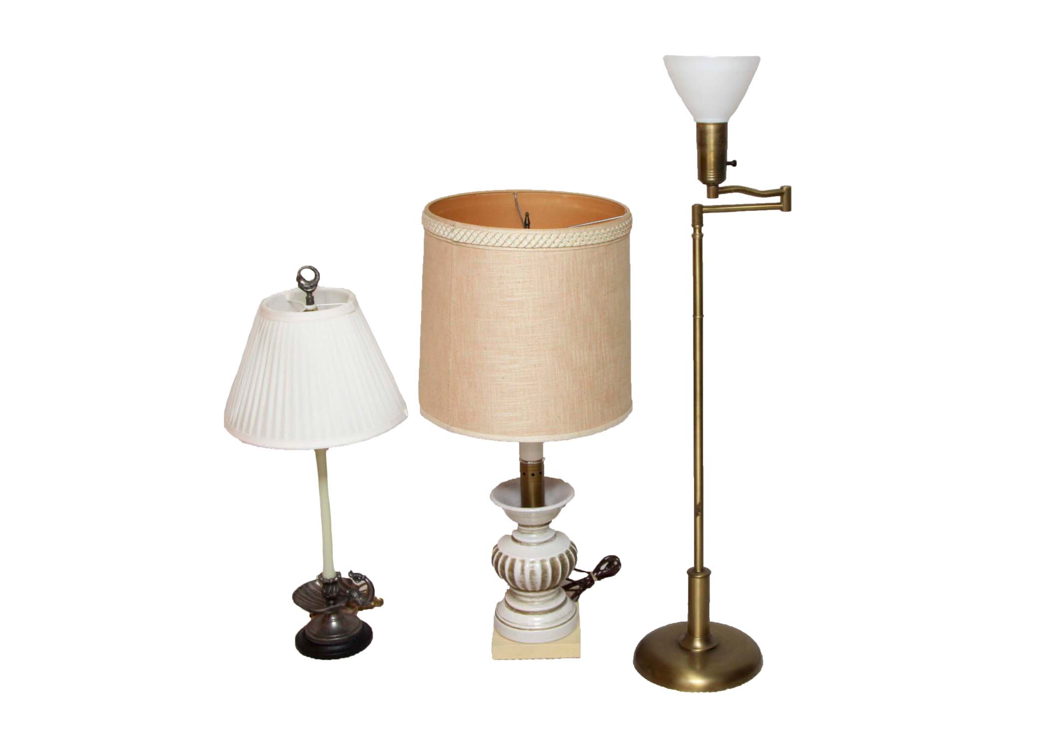 Three Vintage Lamps