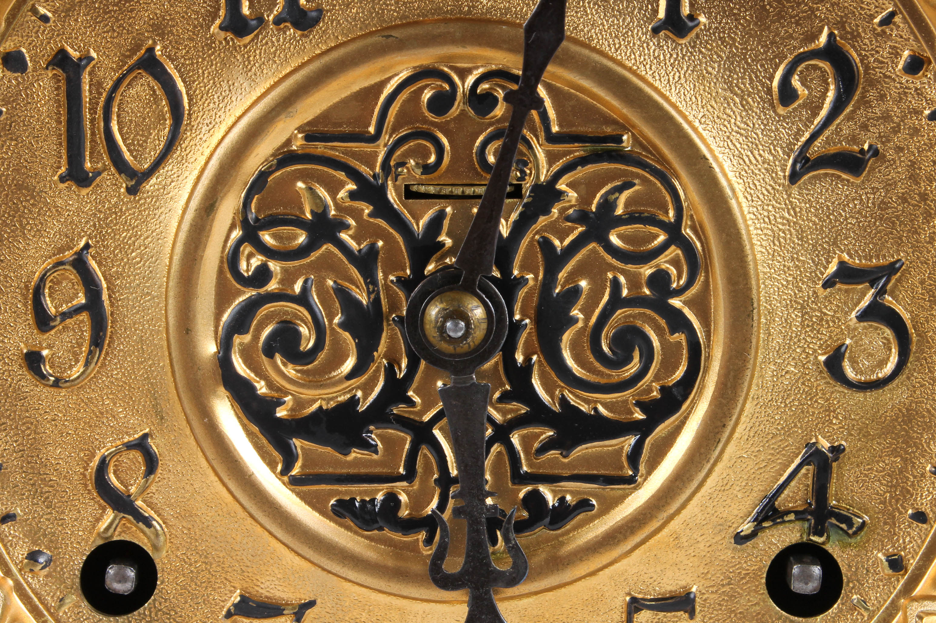 Antique E. Ingraham Tiger Oak Mantel Clock