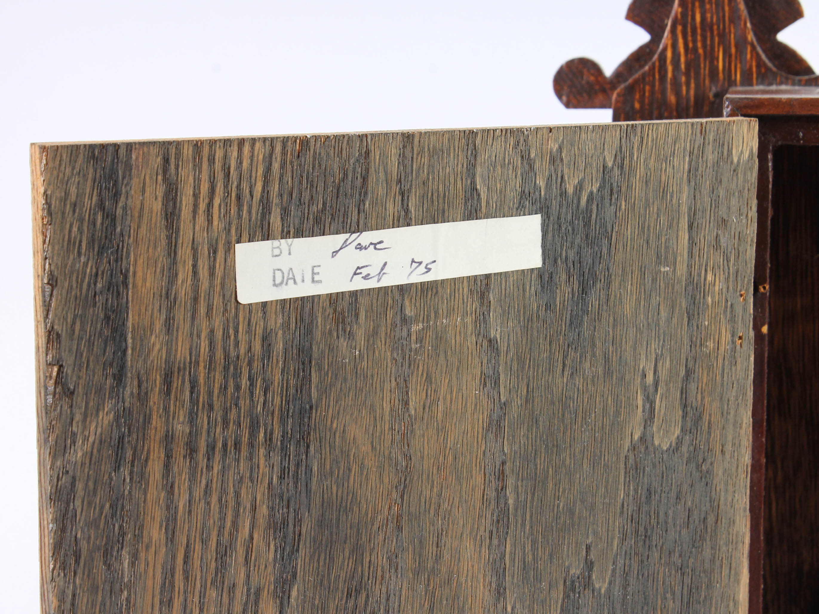 Antique E. Ingraham Tiger Oak Mantel Clock