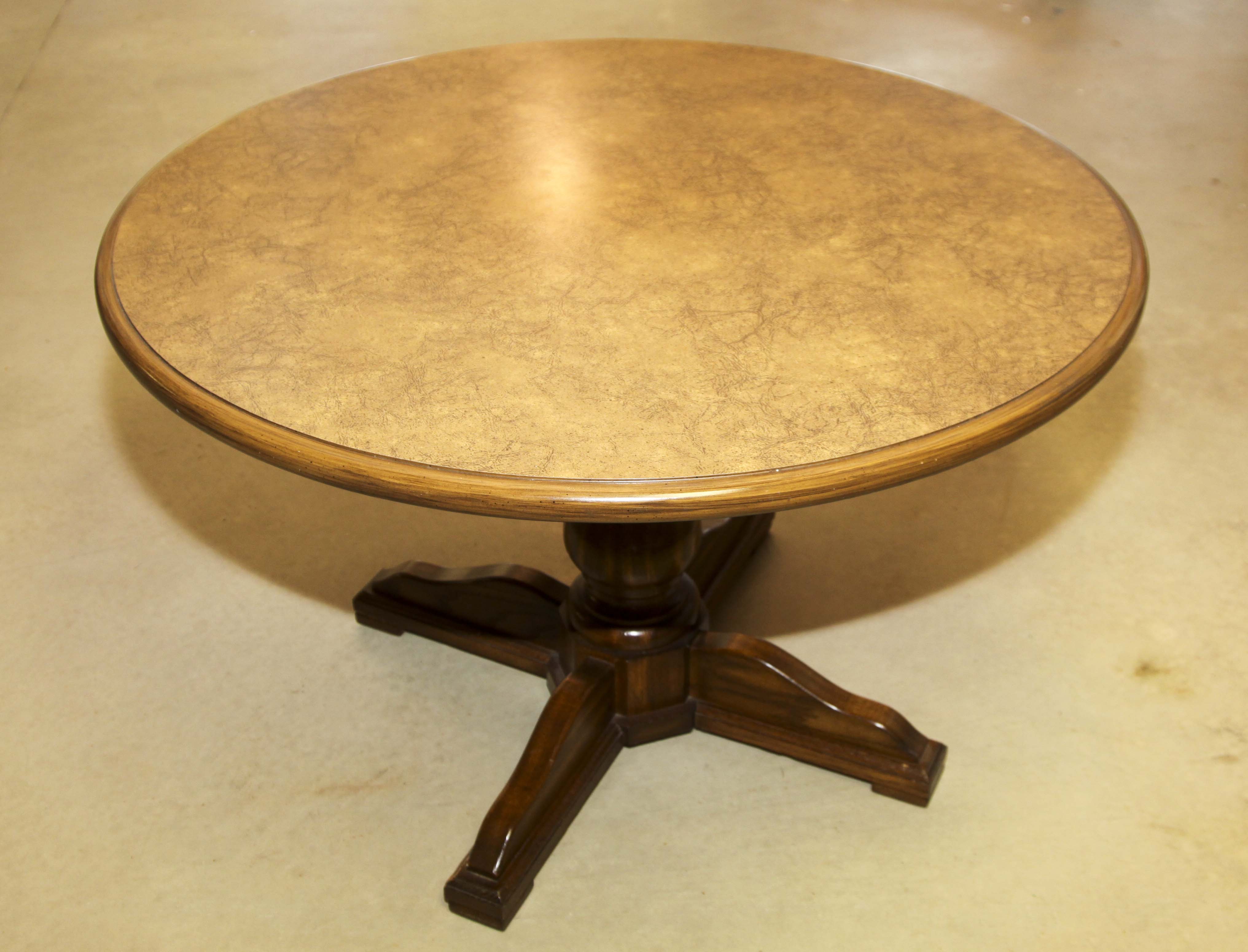 Game Table with Four Chairs