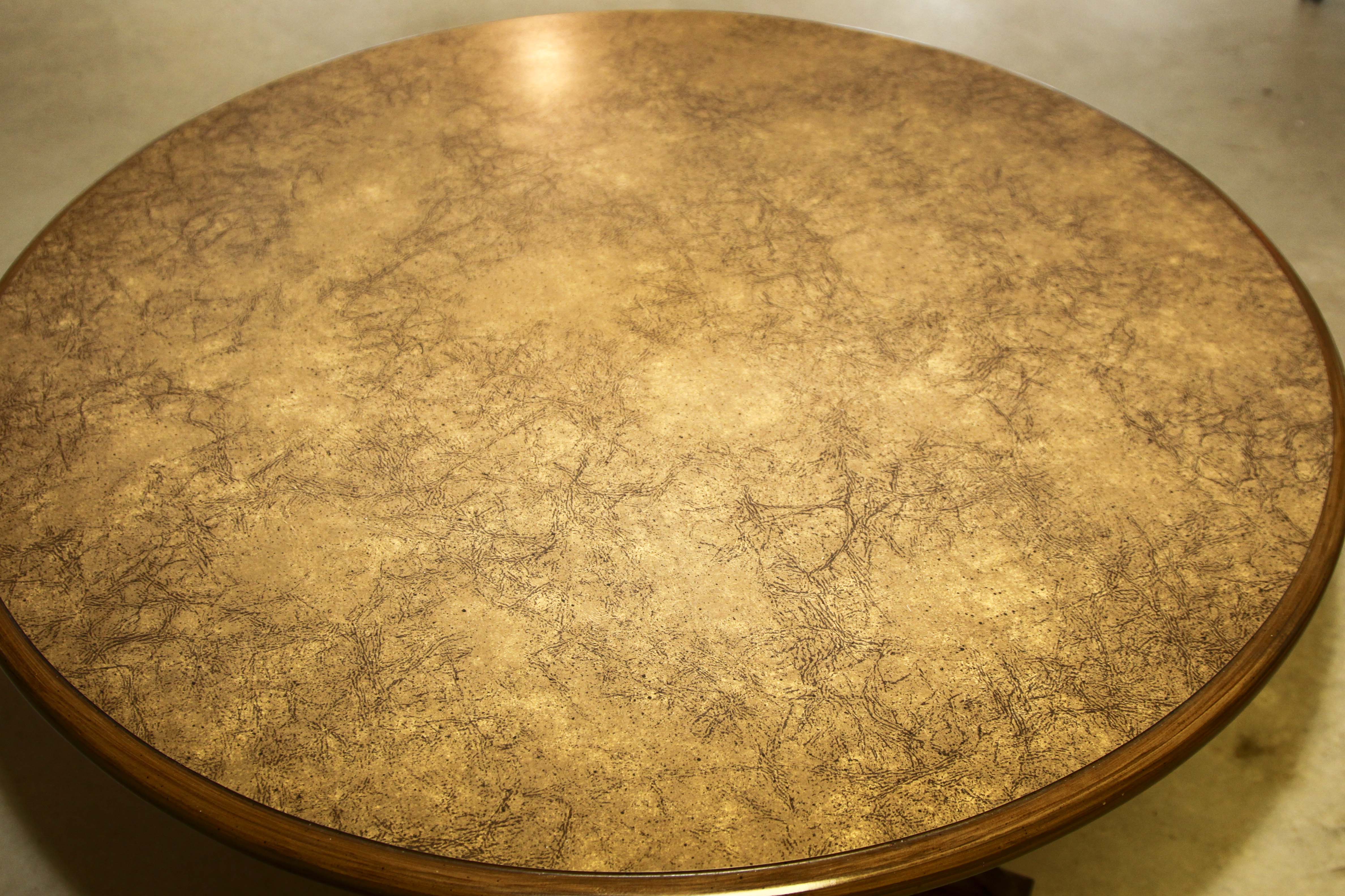 Game Table with Four Chairs