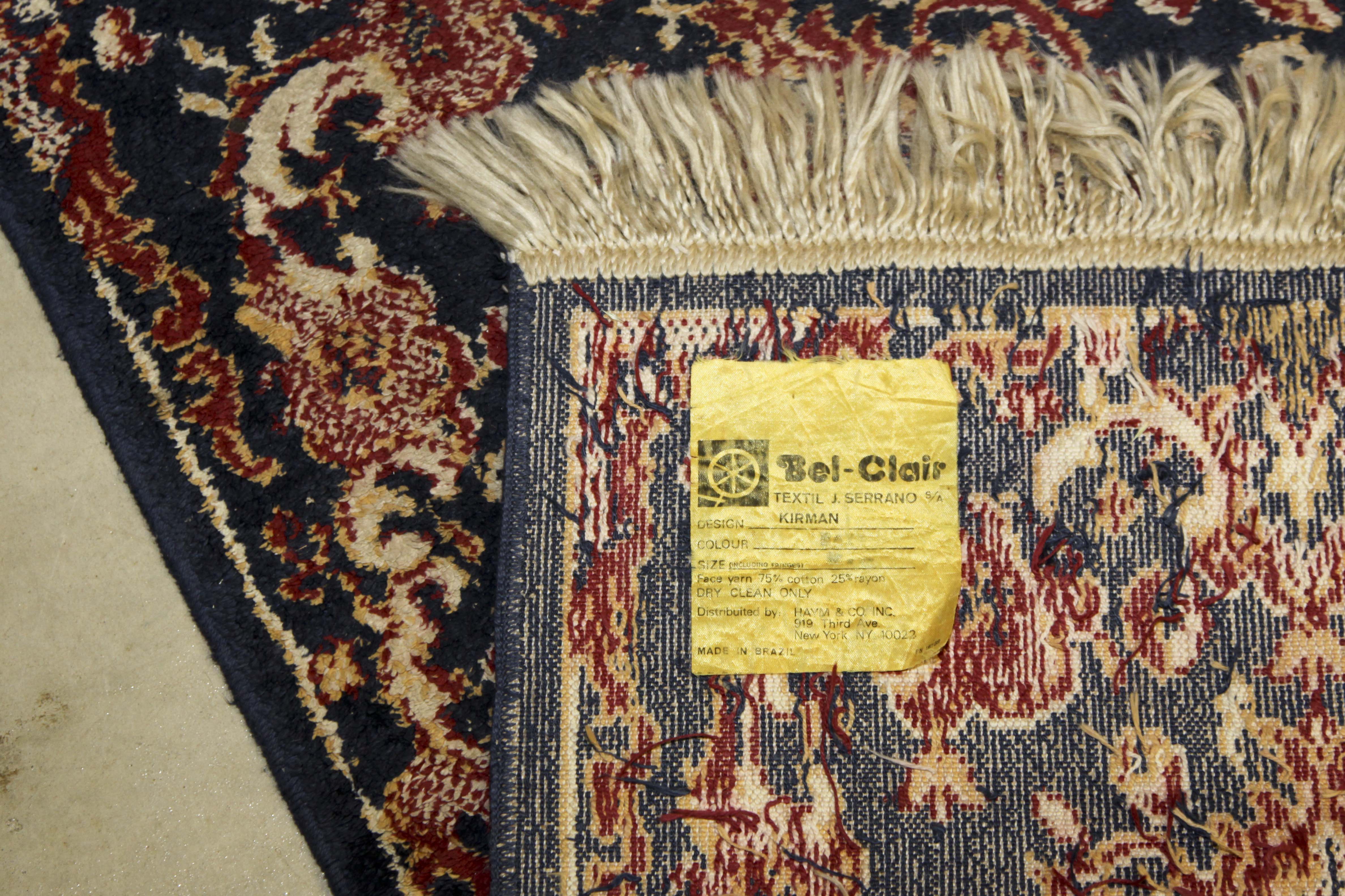 Two Small Machine Woven Accent Rugs