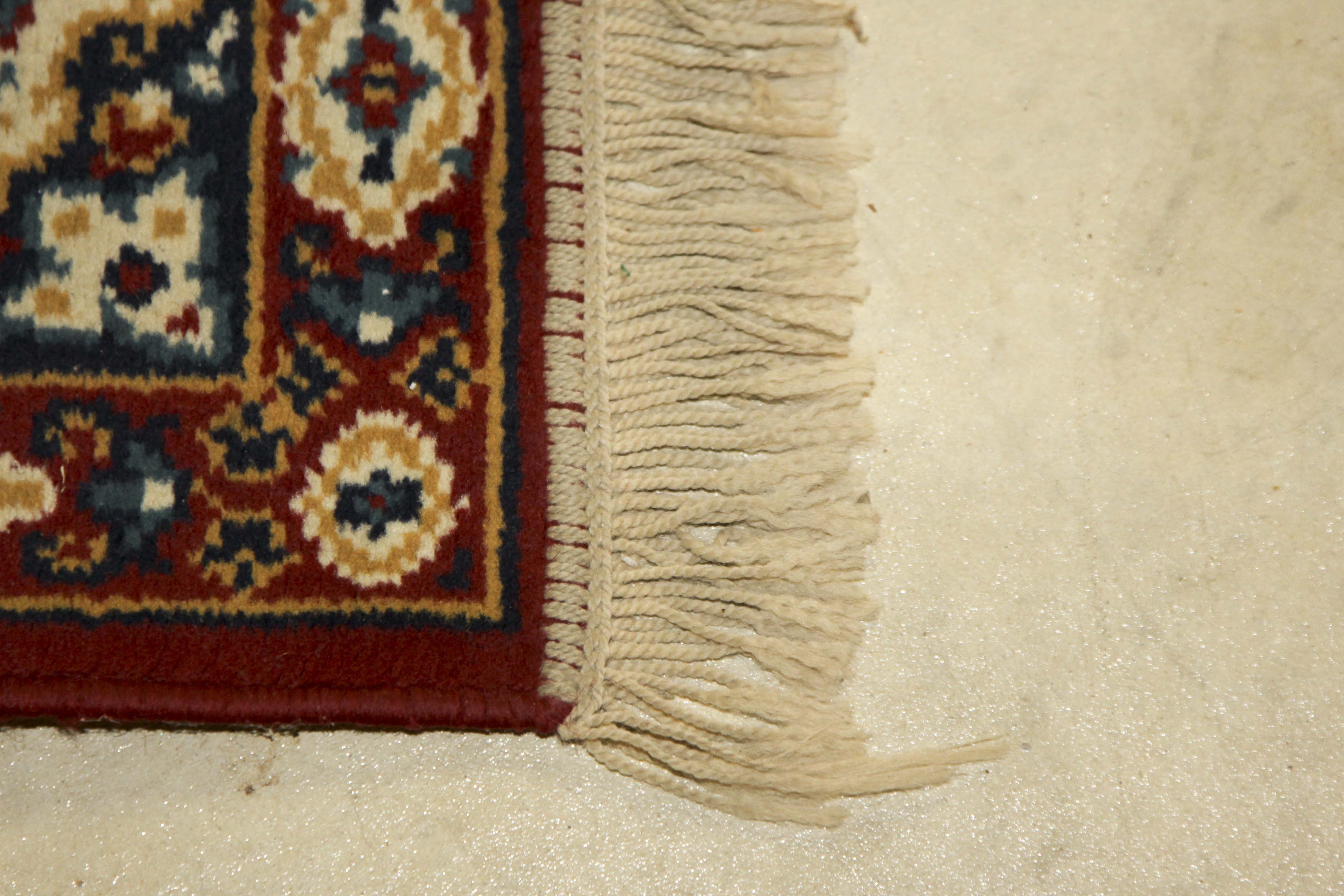 Two Small Machine Woven Accent Rugs