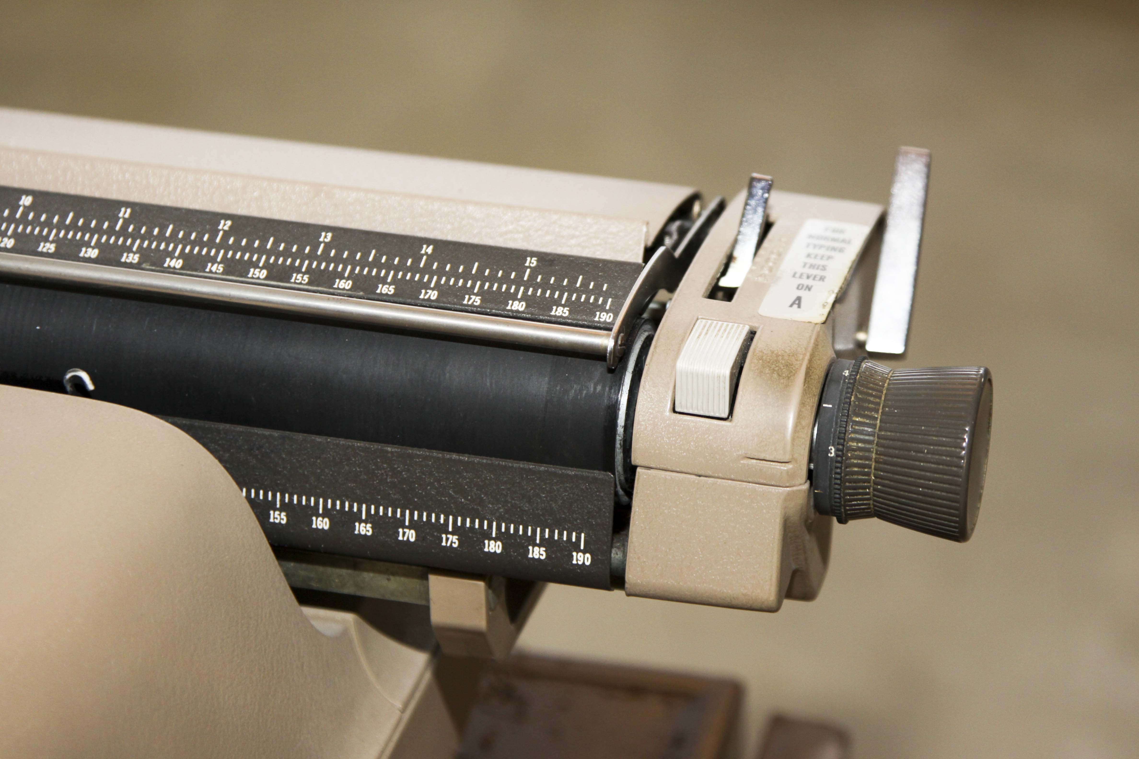 Two Vintage Electric Typewriters With Stand