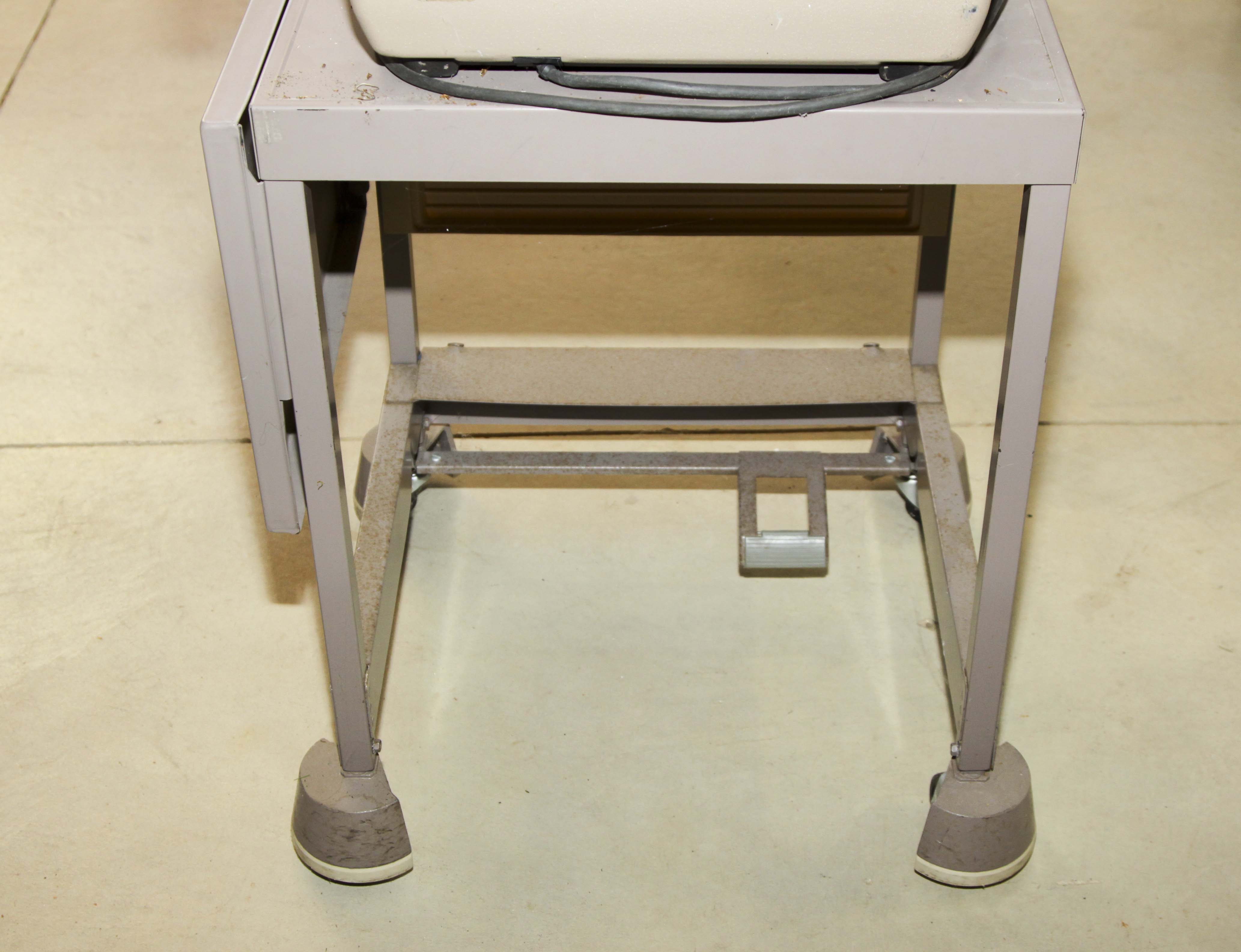 Two Vintage Electric Typewriters With Stand