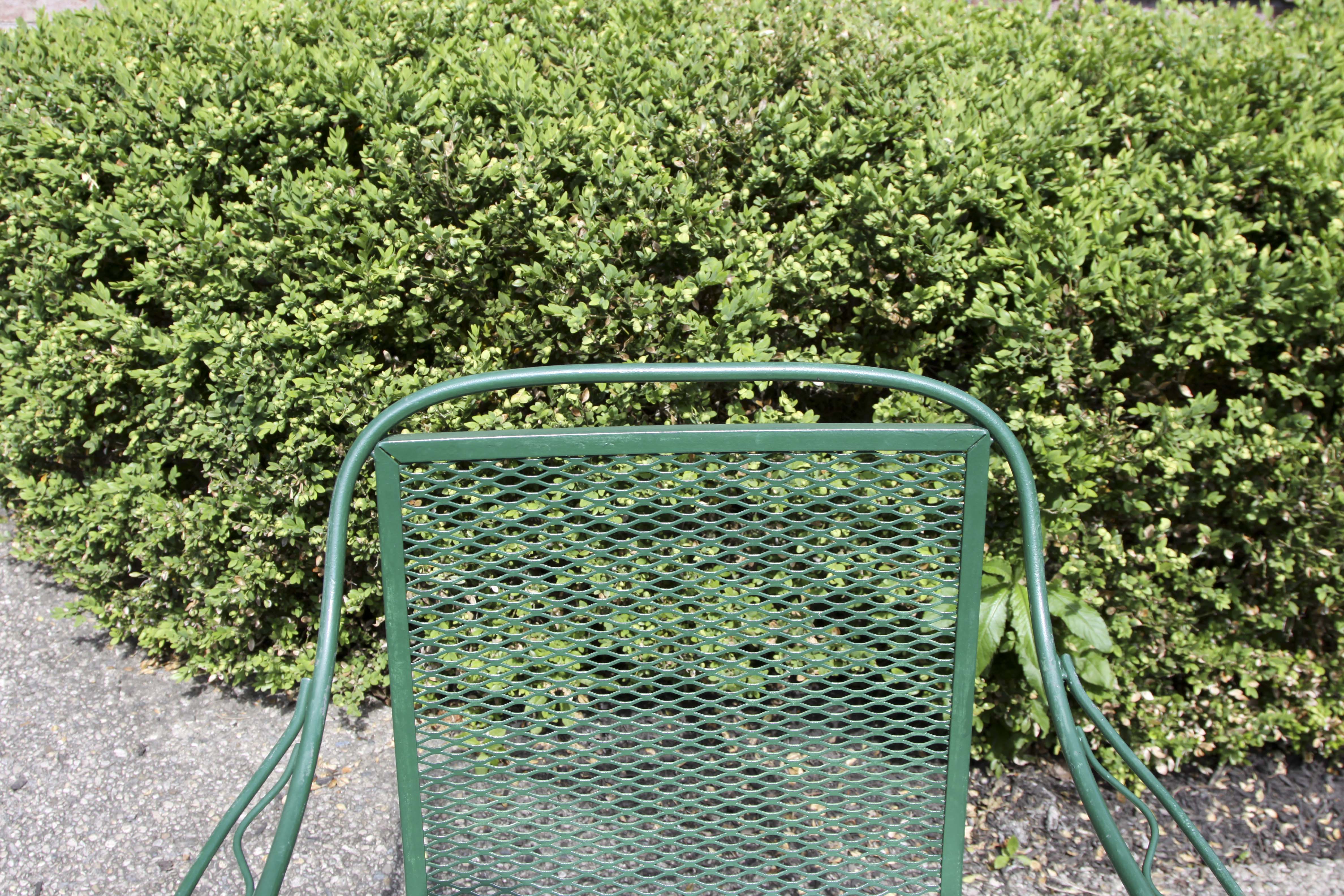 Wrought Iron Table and Four Chairs