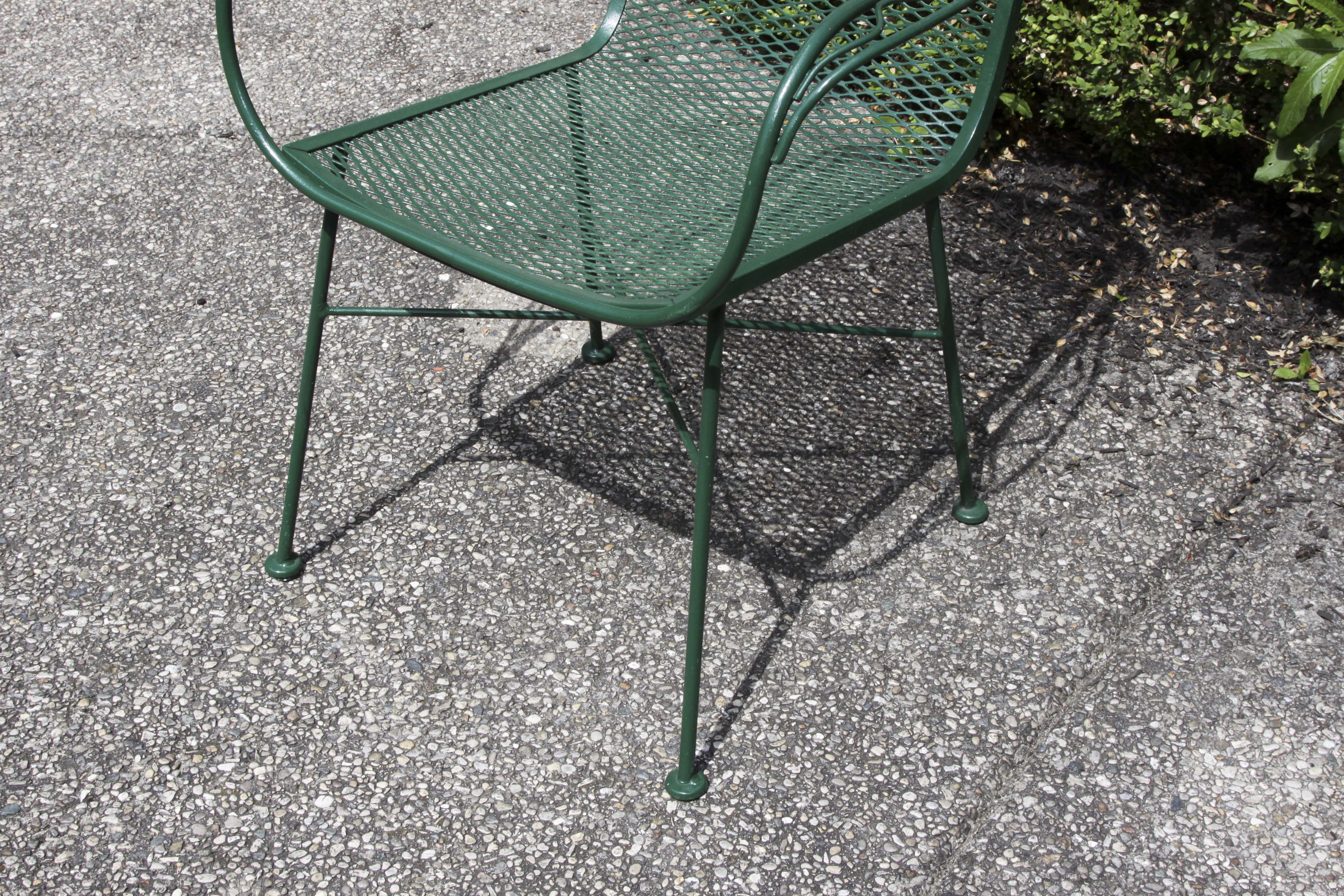 Wrought Iron Table and Four Chairs