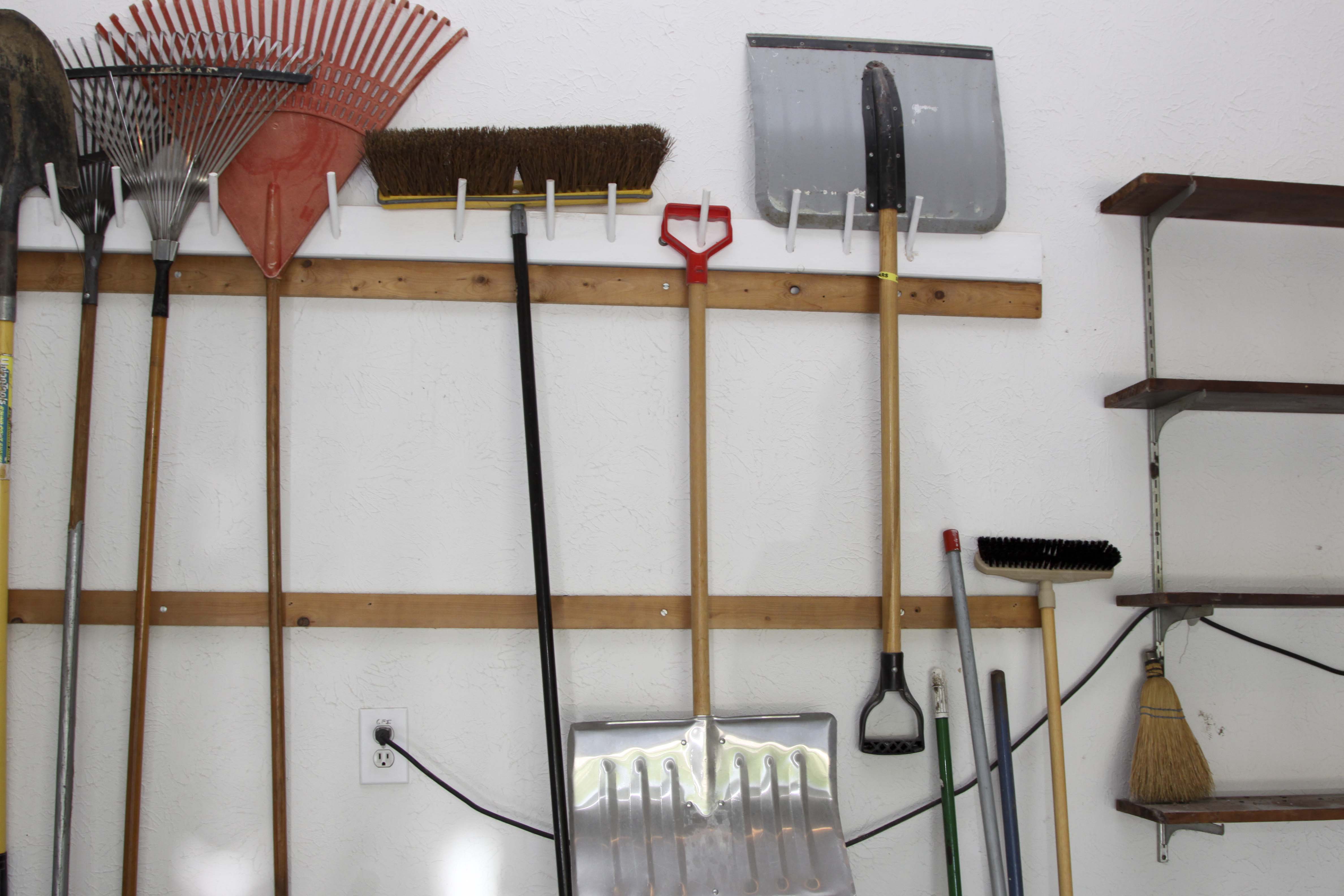 Large Garage Lot for the Lawn and Garden