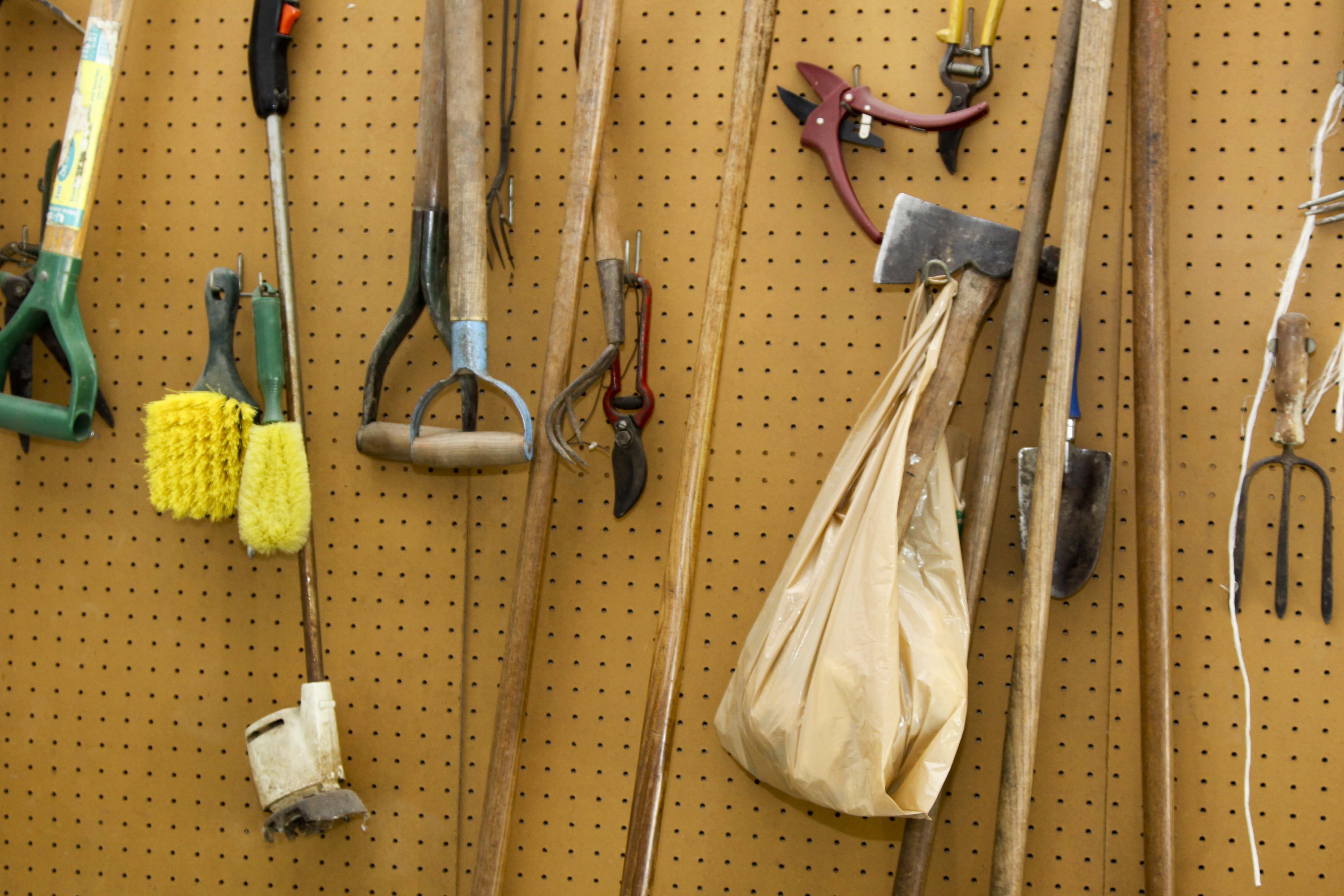 Large Garage Lot for the Lawn and Garden