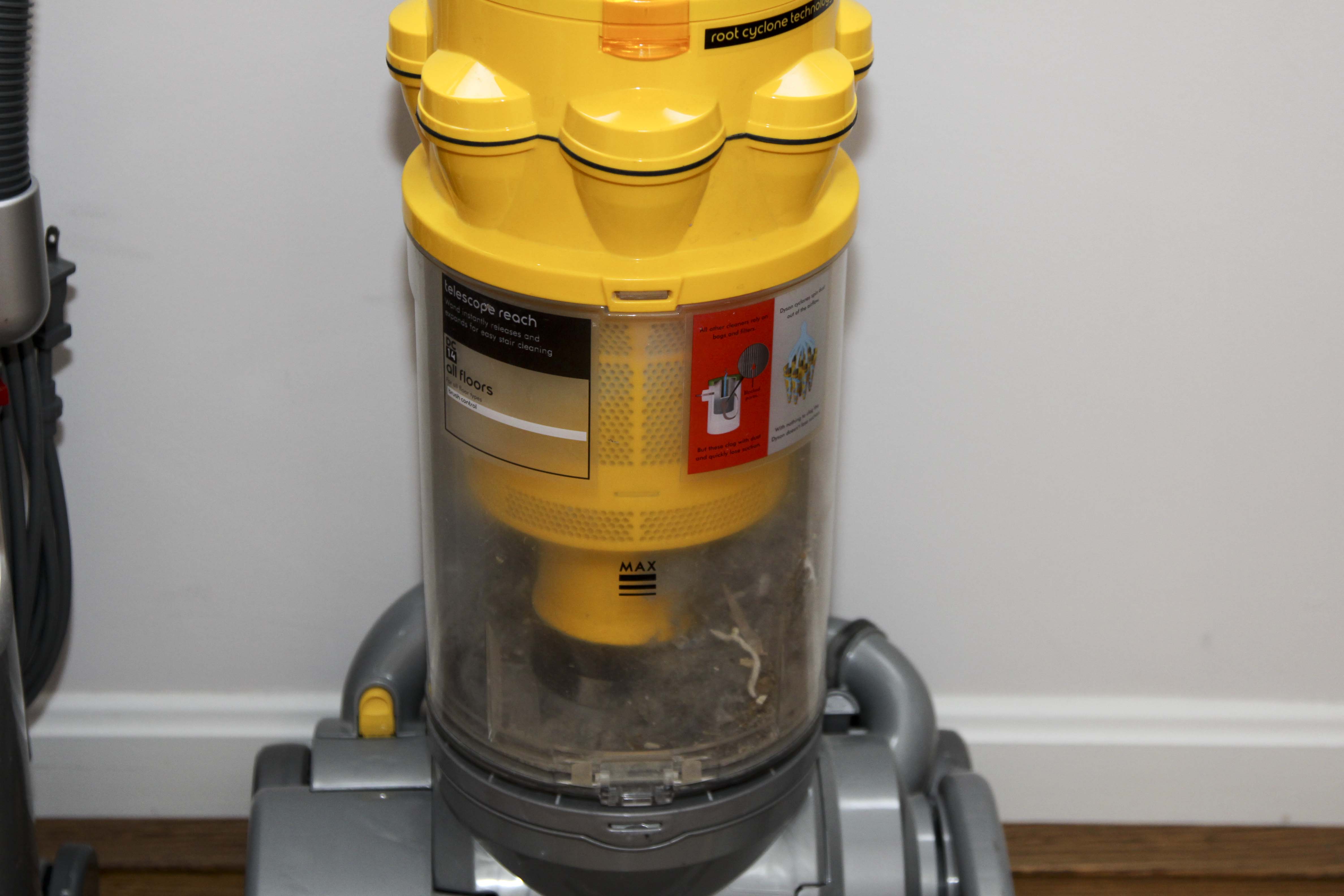 Dyson DC 14 and Shark Euro-Pro Vacuums