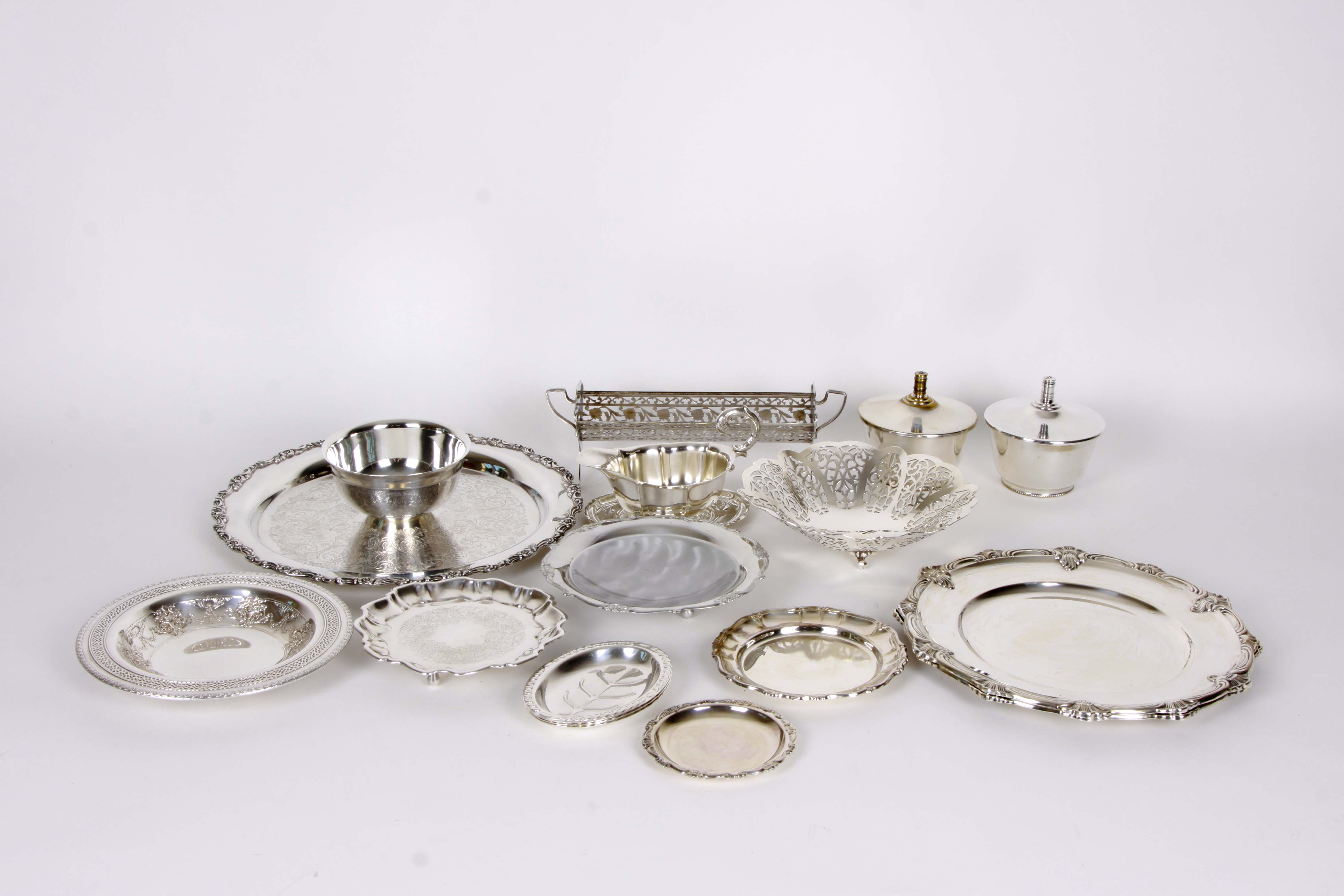 Selection of Silver Plate Serving Pieces