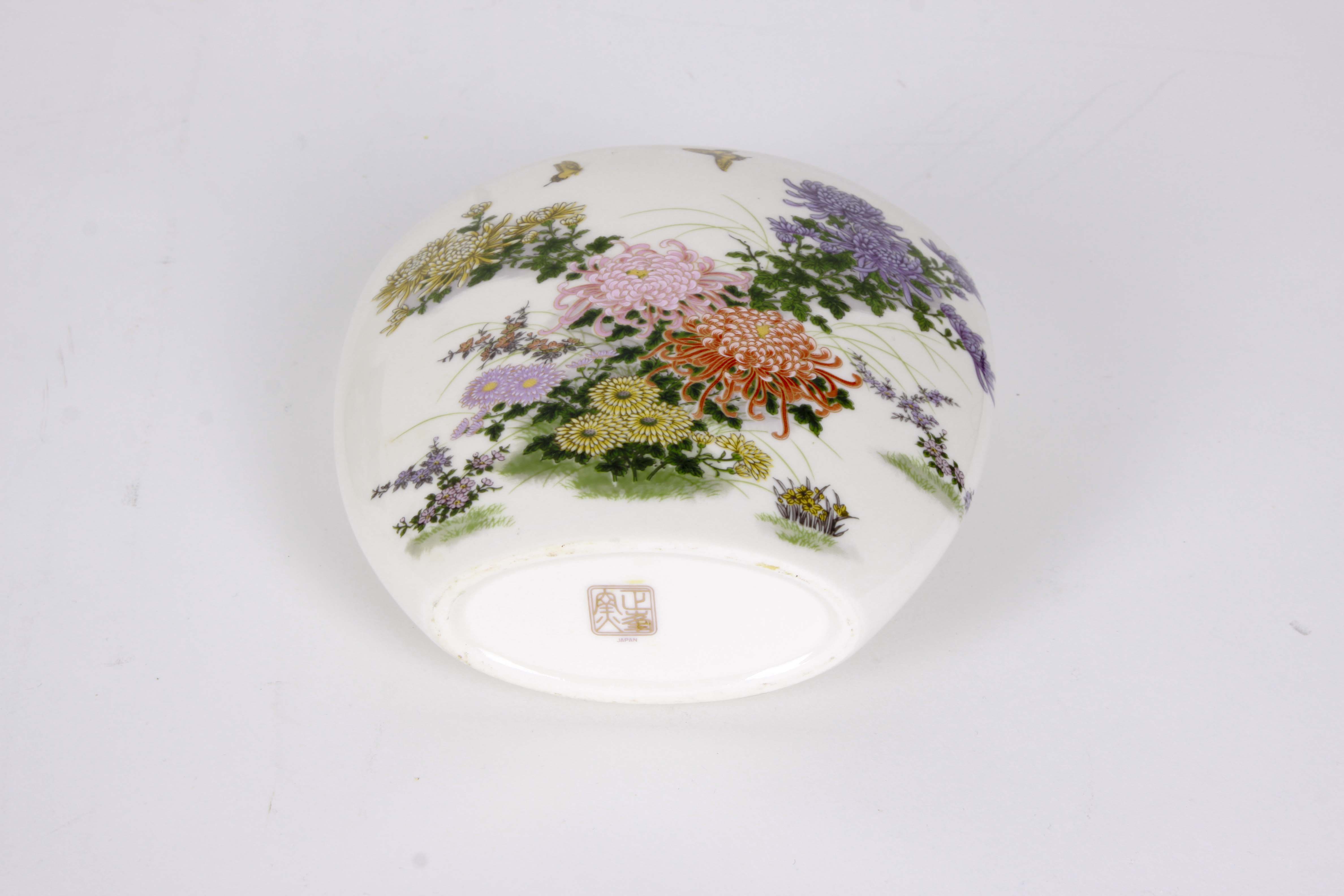 East Asian Floral Pottery