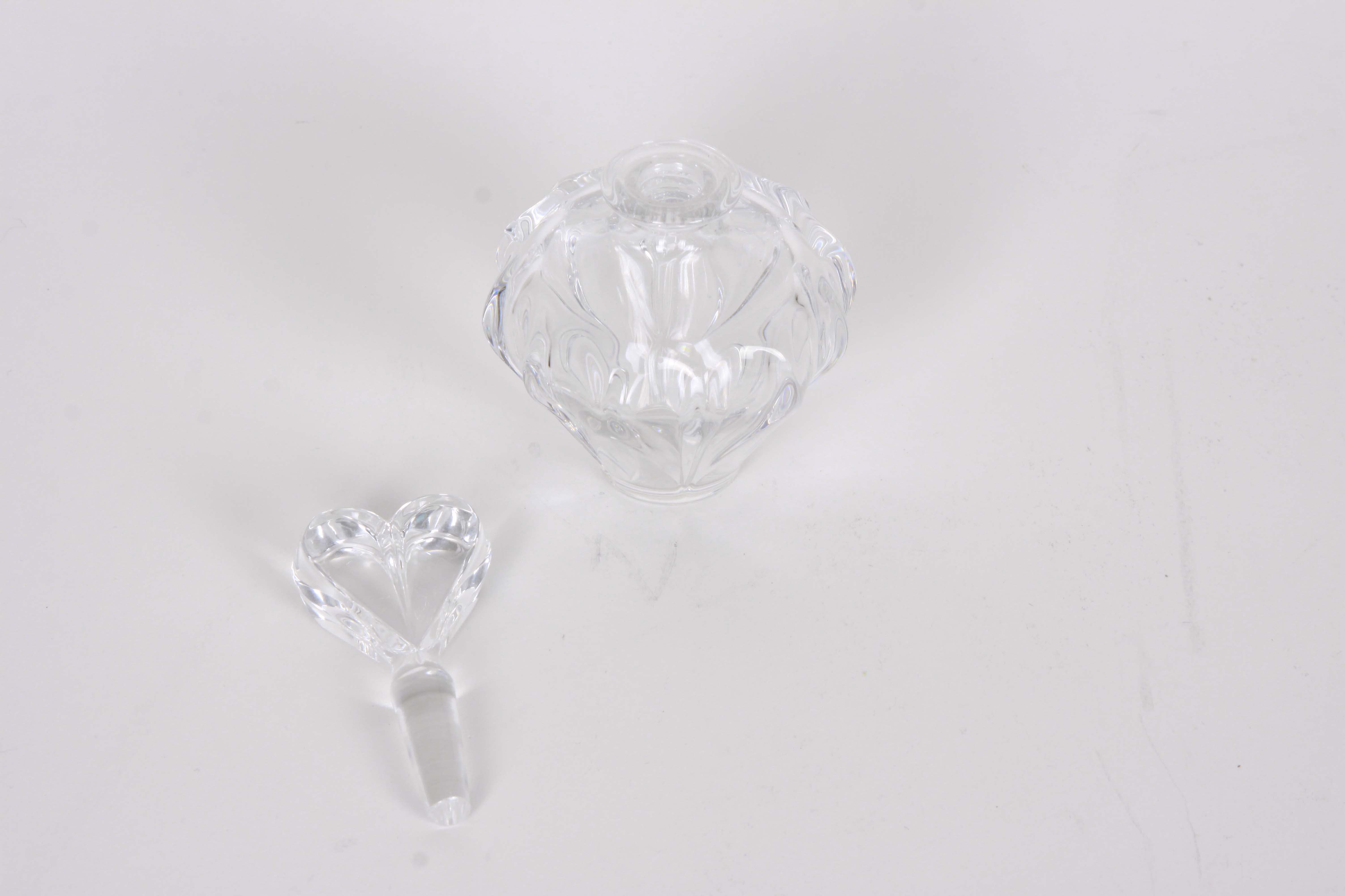 Two Signed Vicke Lindstrand Perfume Bottles, With Mirrored Tray, and More