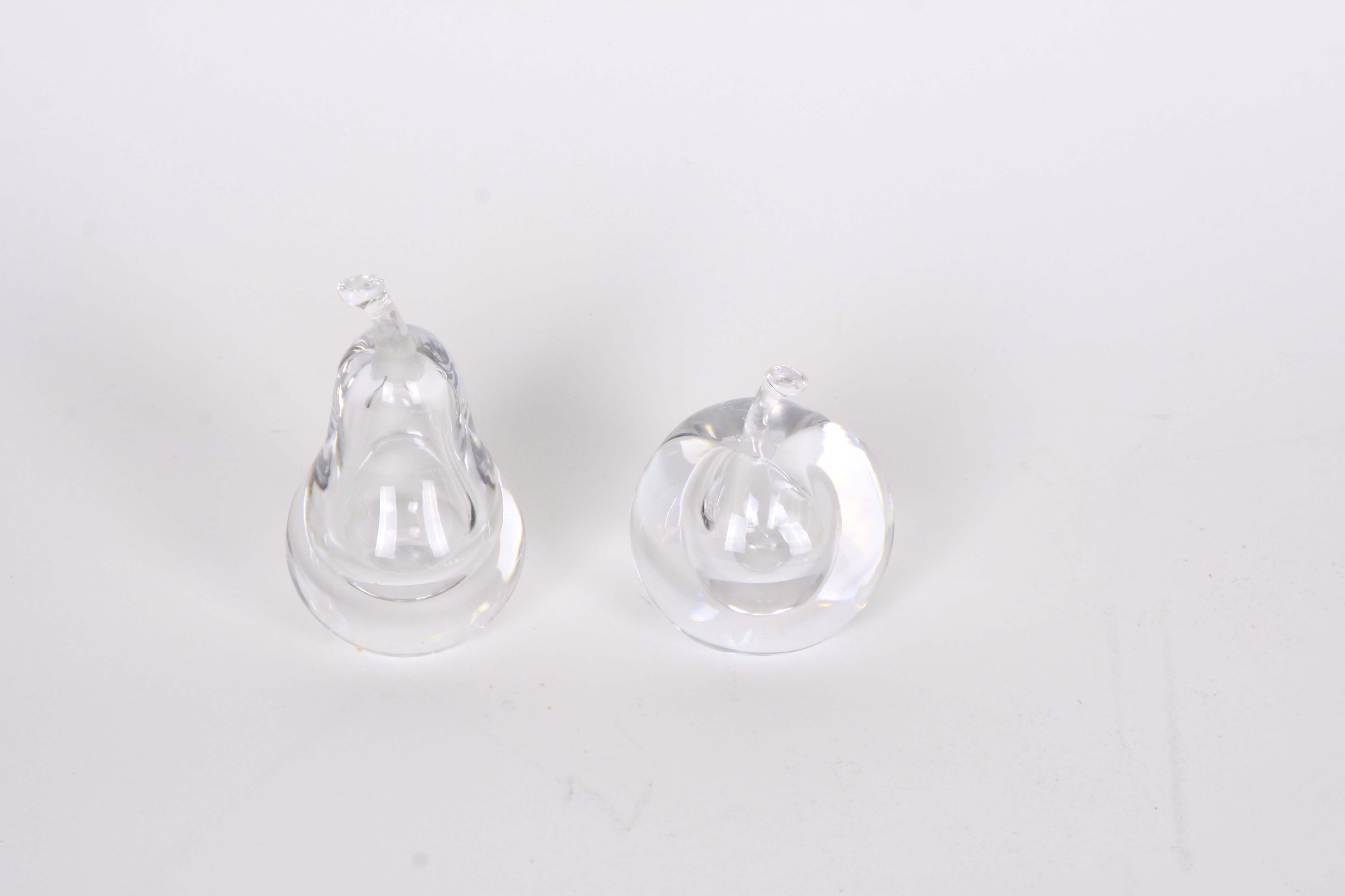 Two Signed Vicke Lindstrand Perfume Bottles, With Mirrored Tray, and More