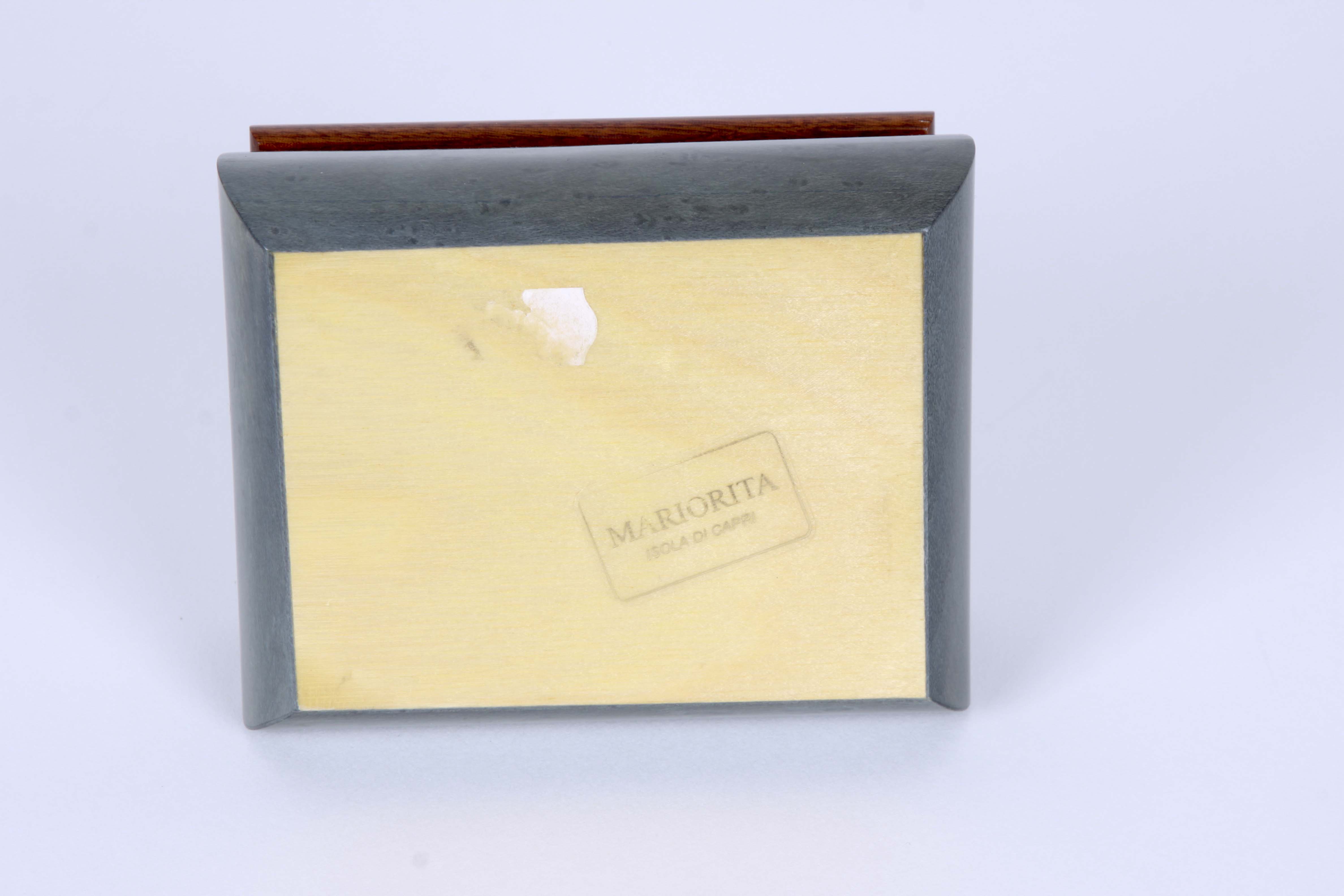 Assortment of Decorative Lidded Boxes Including a Deichert Music Box