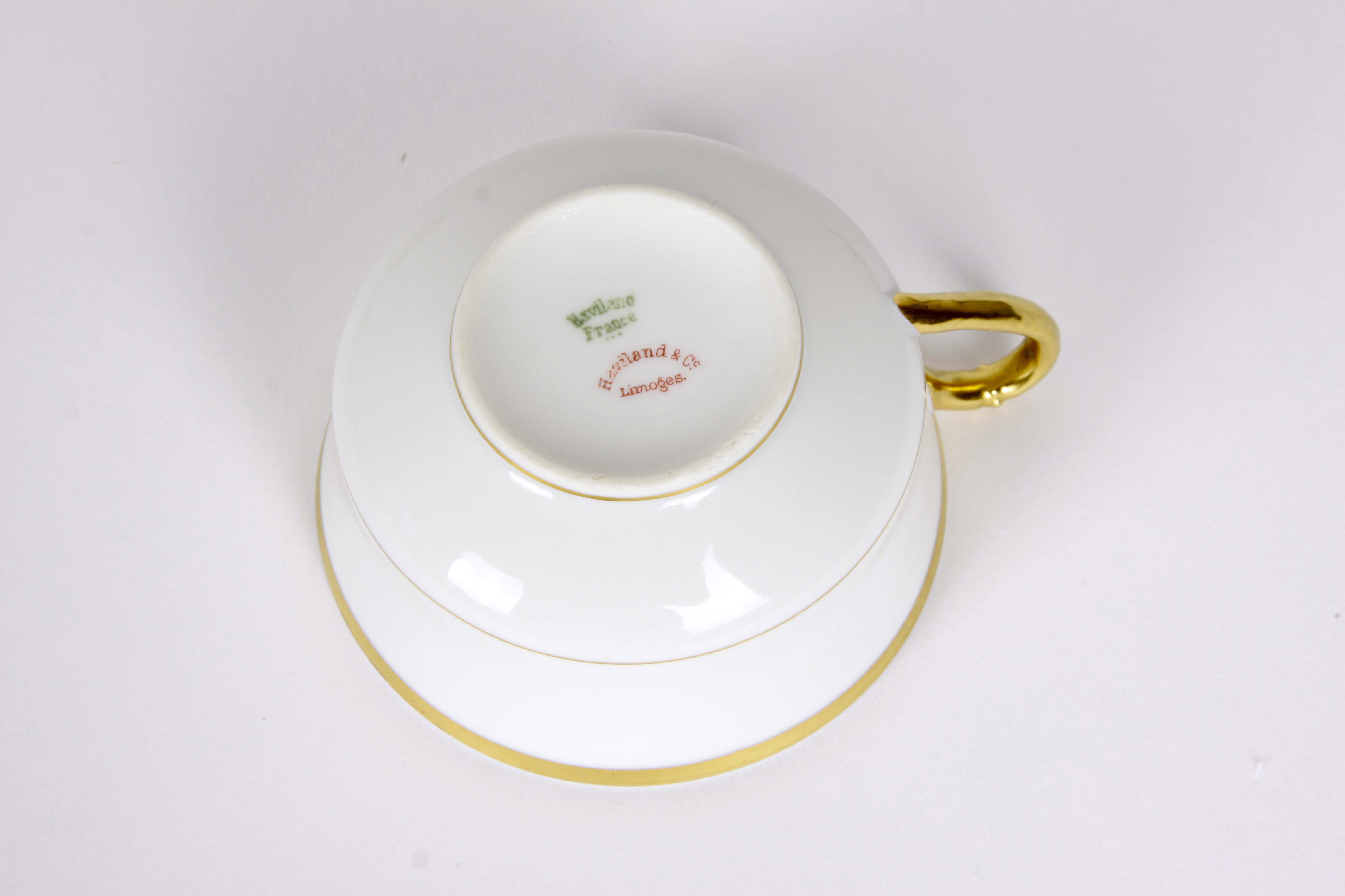 Haviland Limoges Porcelain "Orsay Gold" Dinnerware