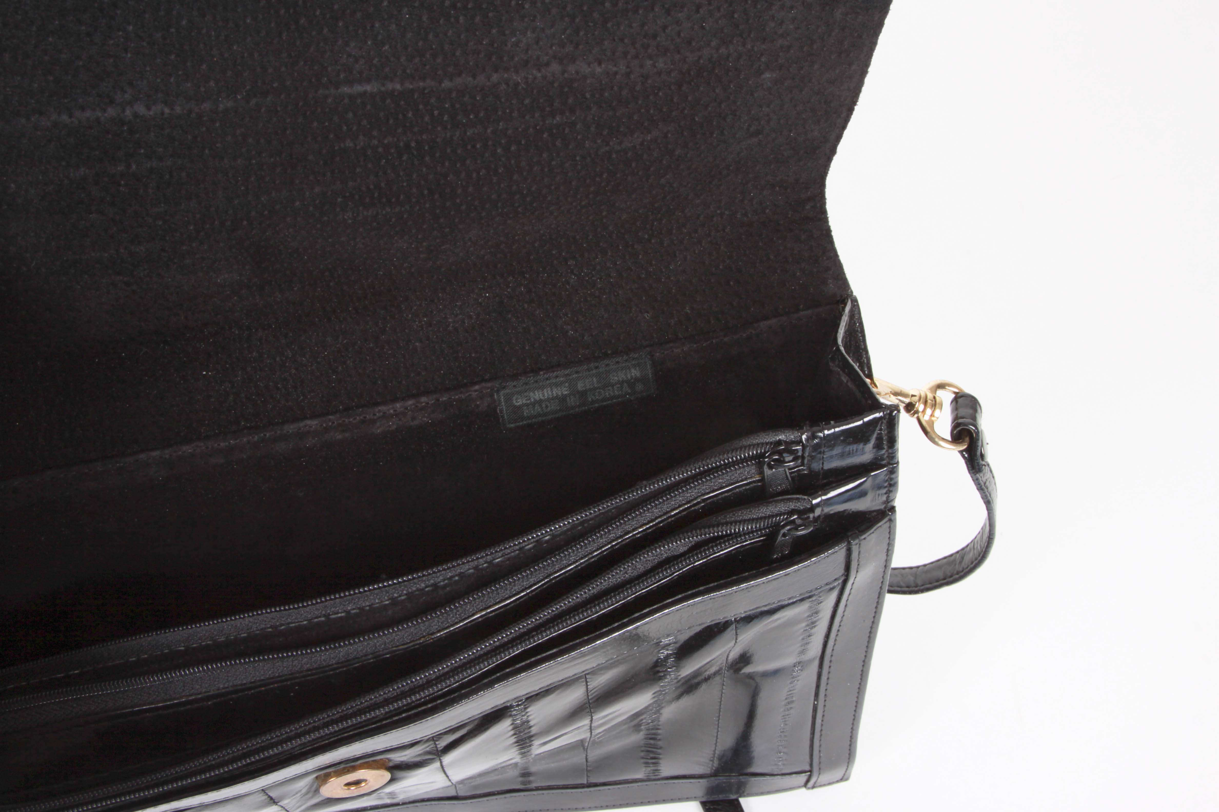 A Collection of Genuine Eel Skin Handbags and Wallets