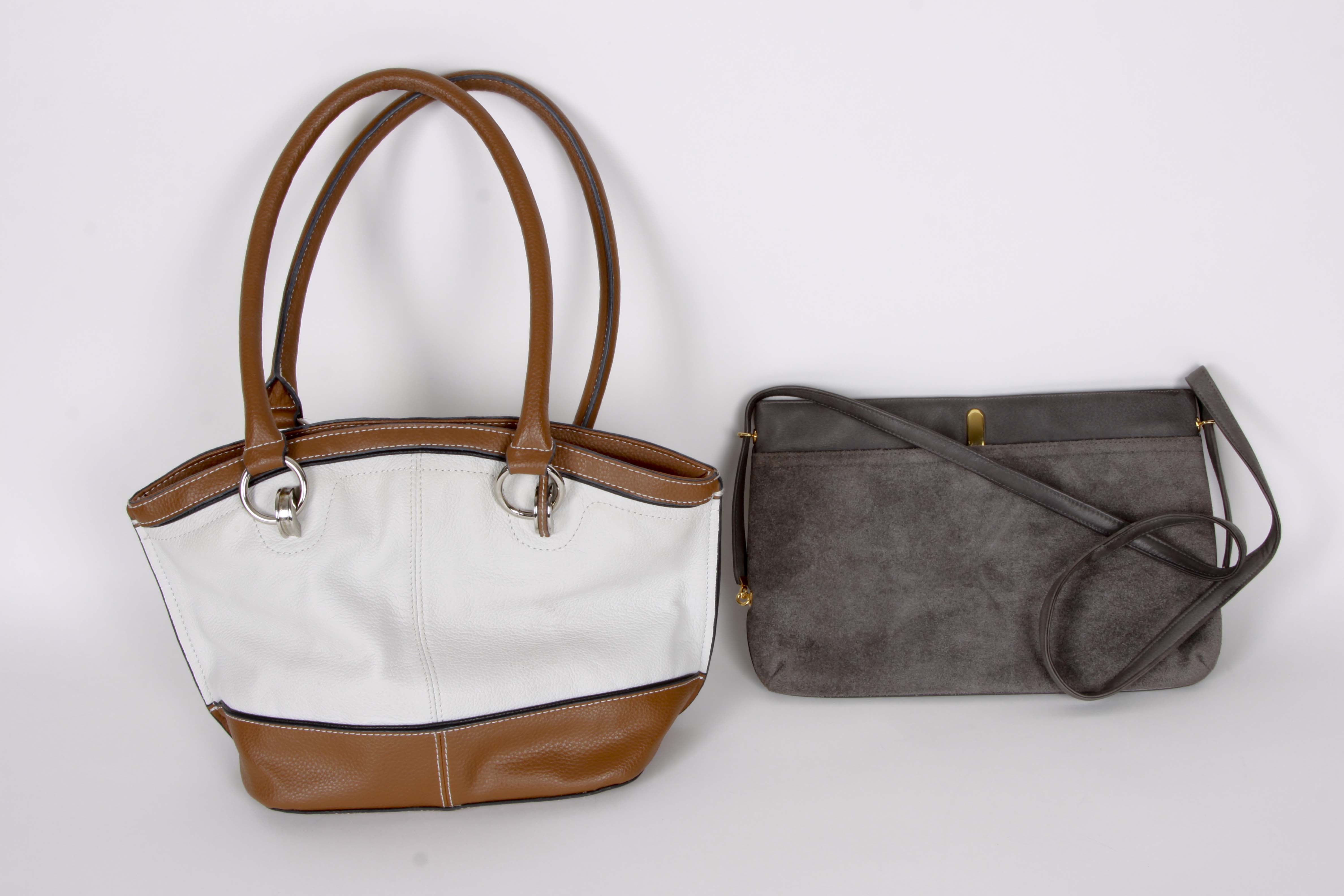 Pairing of Handbags by Susan Gail and Tignanello