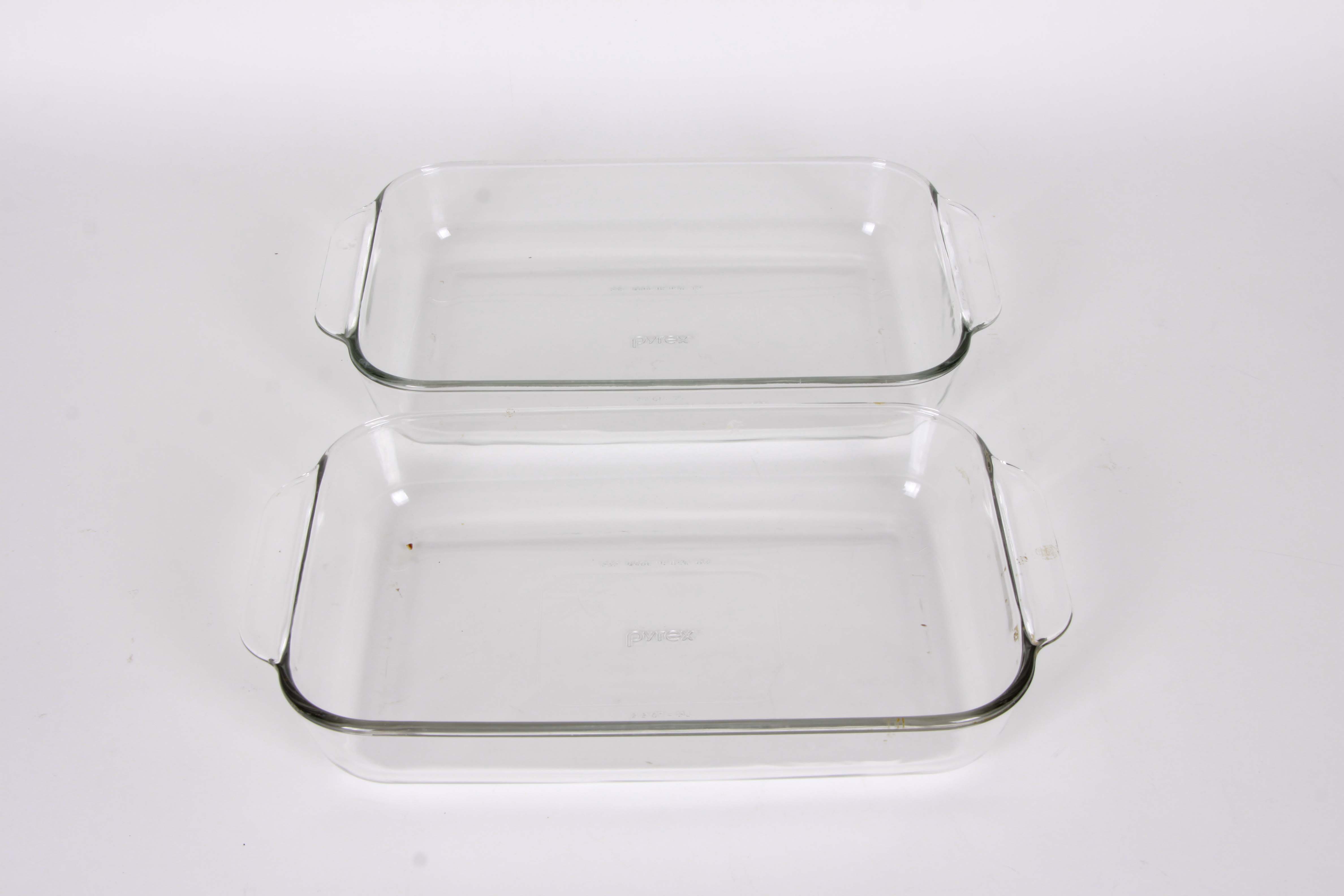 Assorted Bakeware Including Pyrex and Anchor Hocking