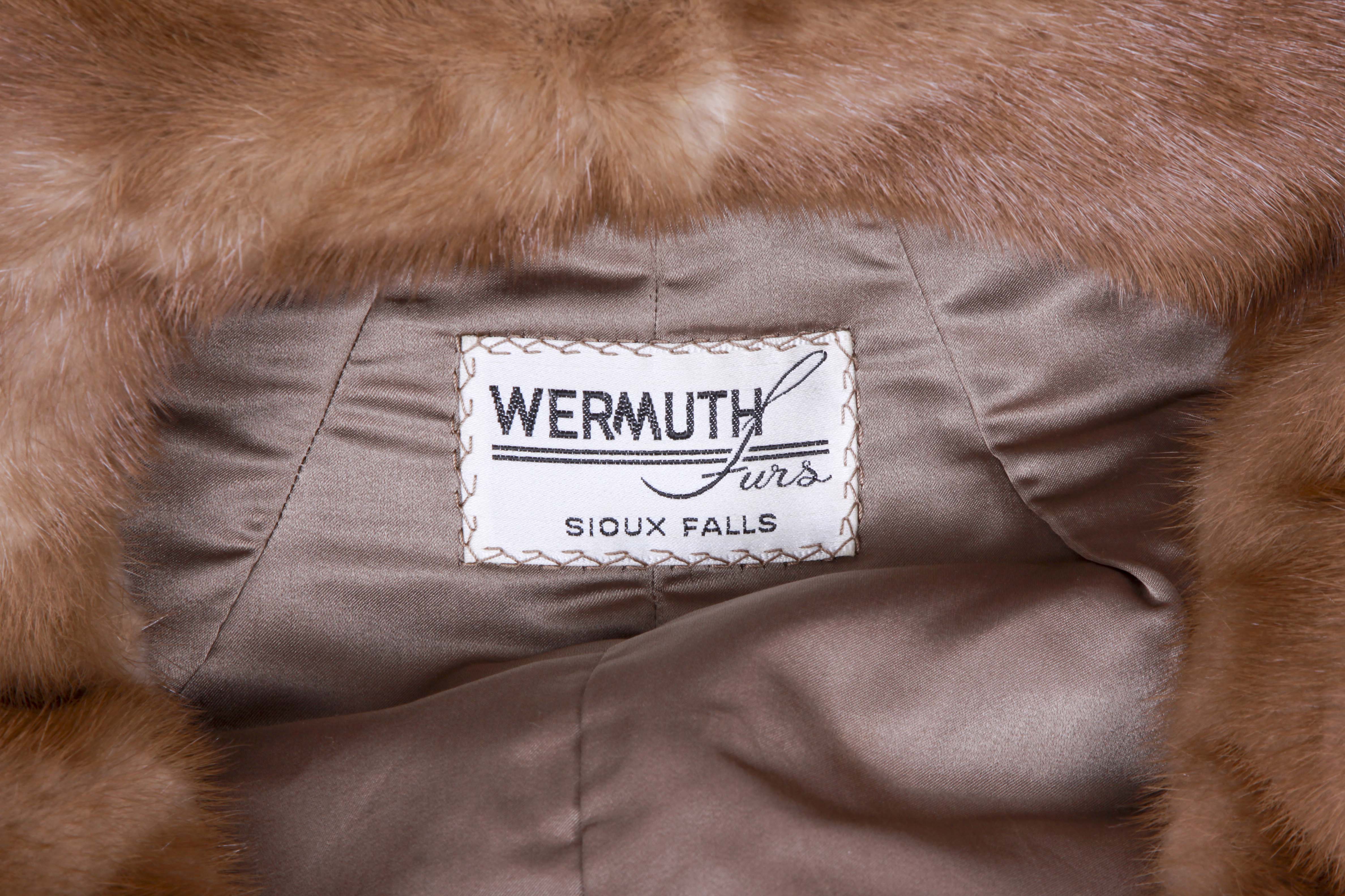 Vintage Wermuth Mink Cape