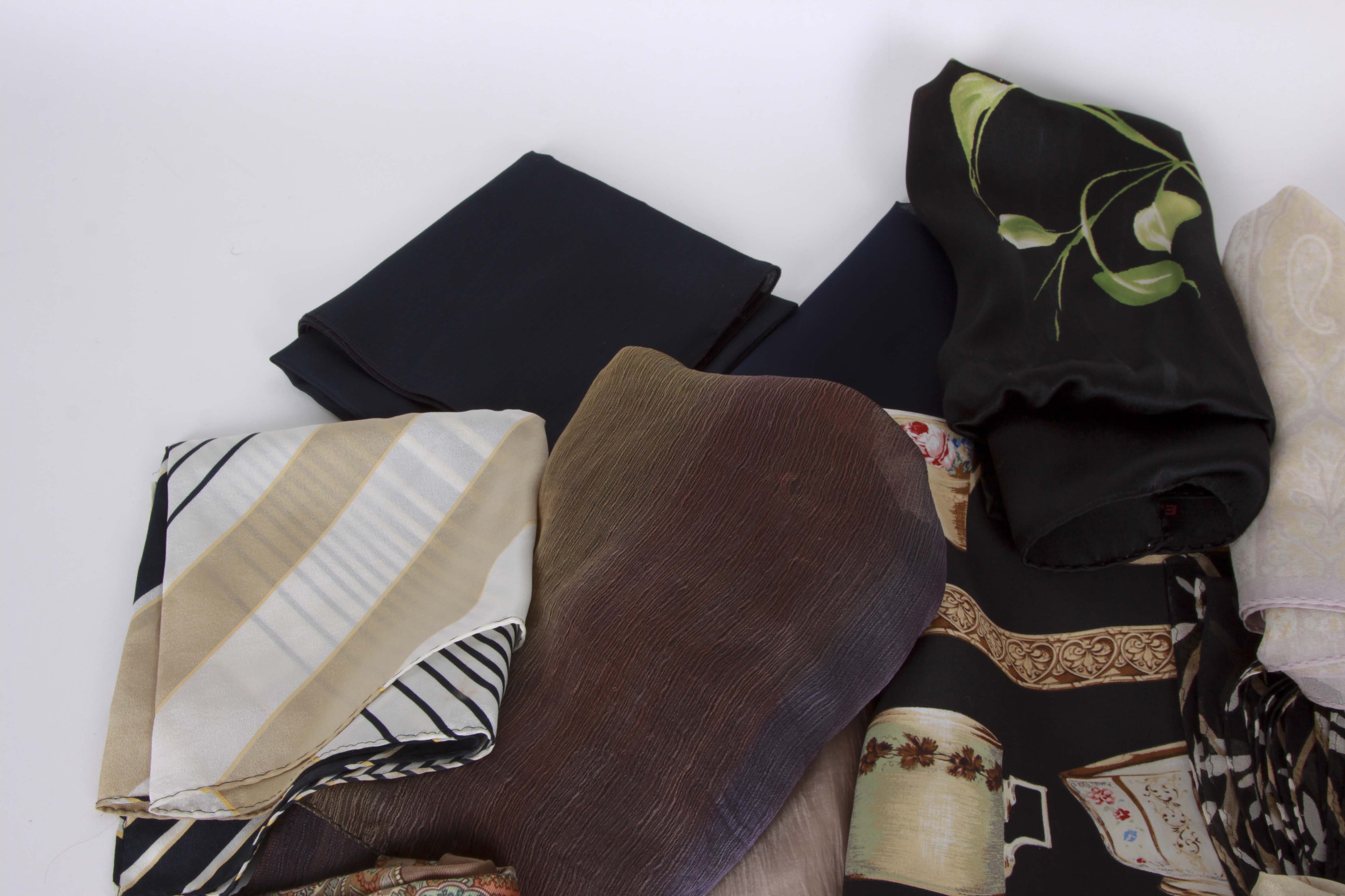 Selection of Fashion Scarves in Neutral Hues