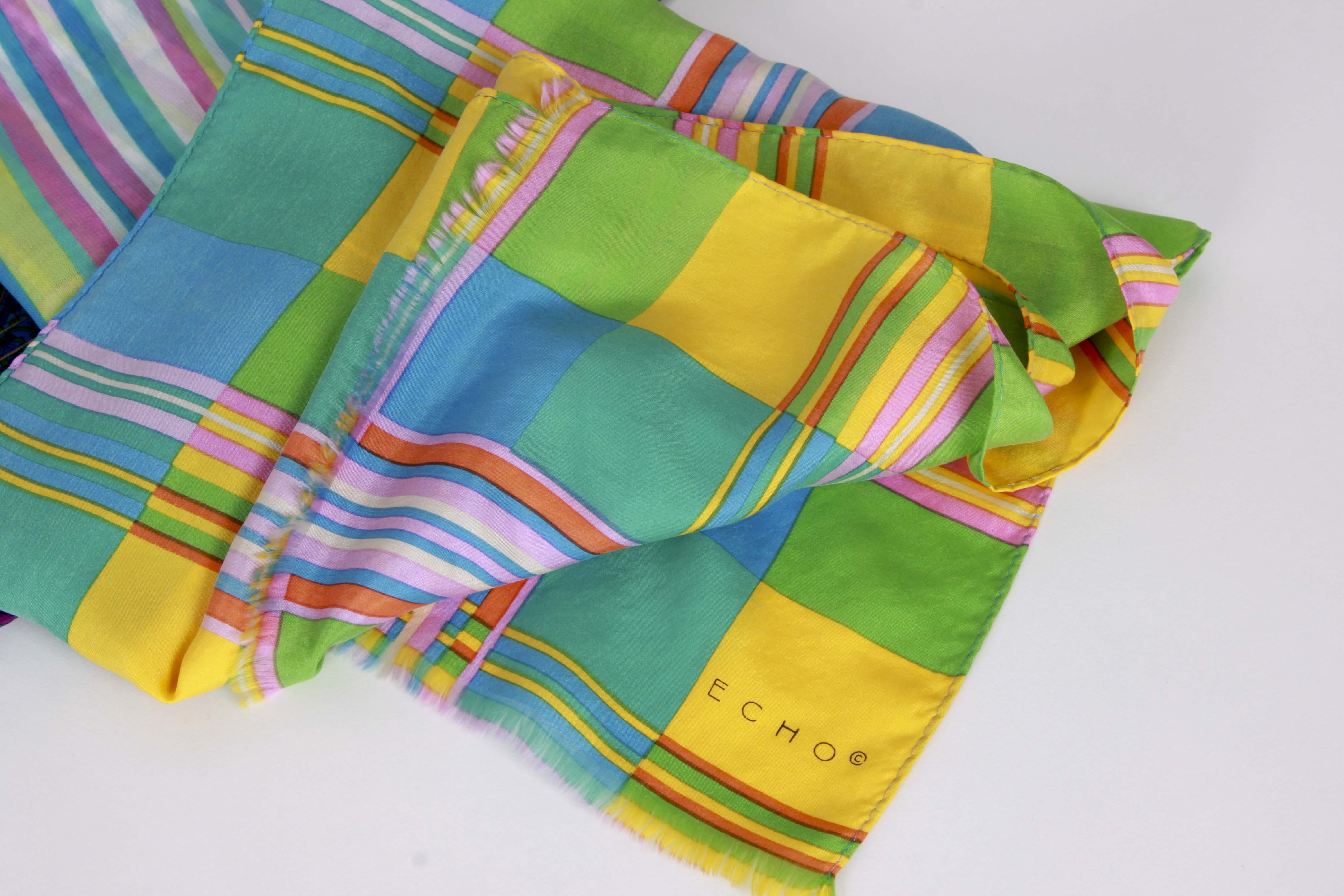 Assortment of Fashion Scarves in Colorful Hues