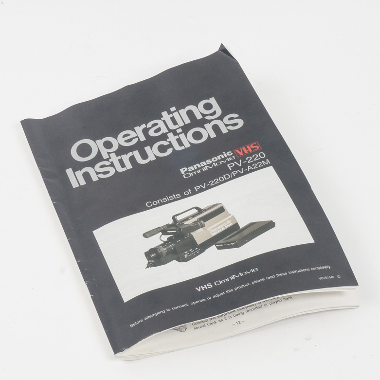 Panasonic VHS Video Camera