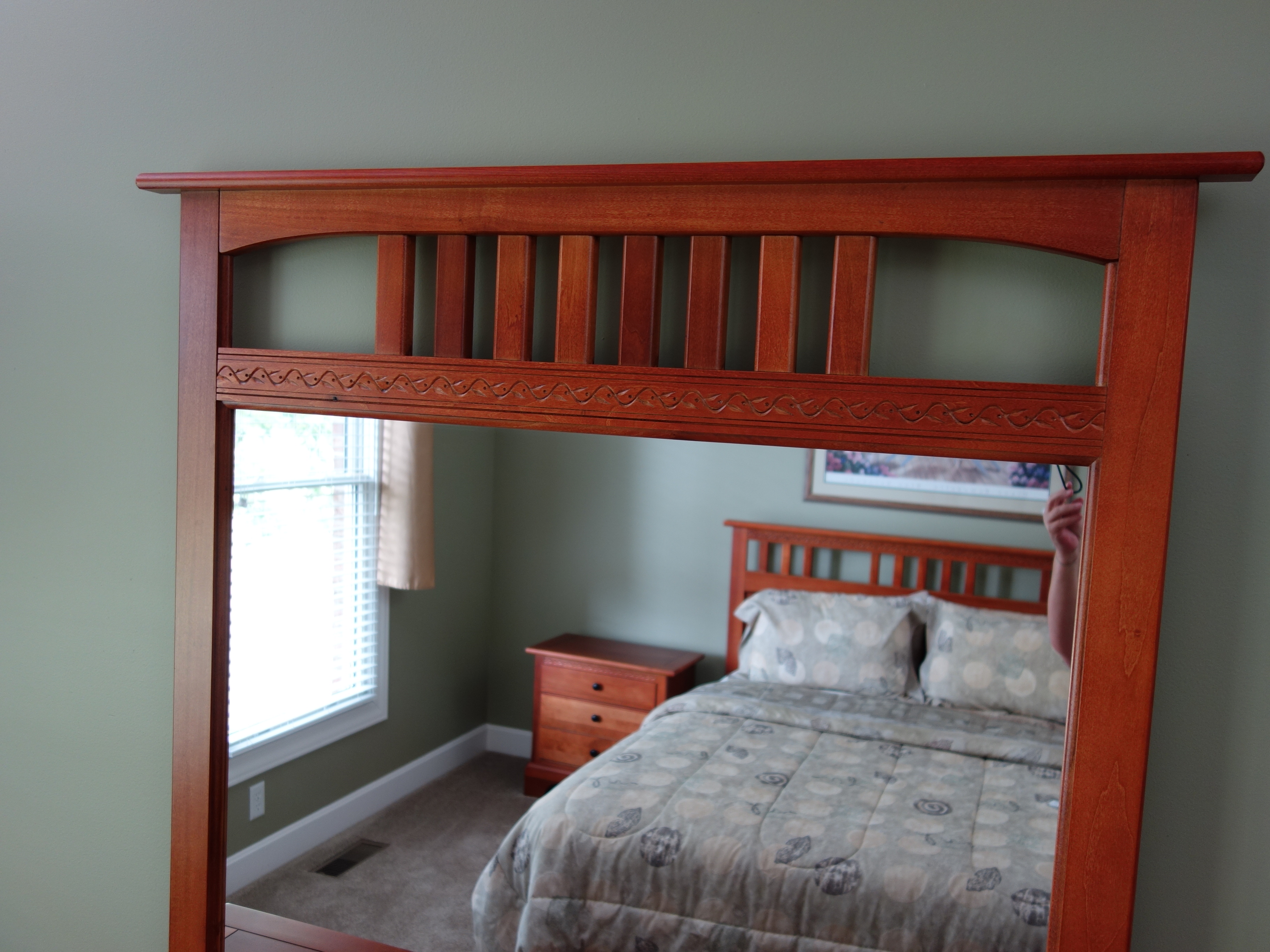 Contemporary Arts and Crafts Style Three-Piece Queen Bedroom Set