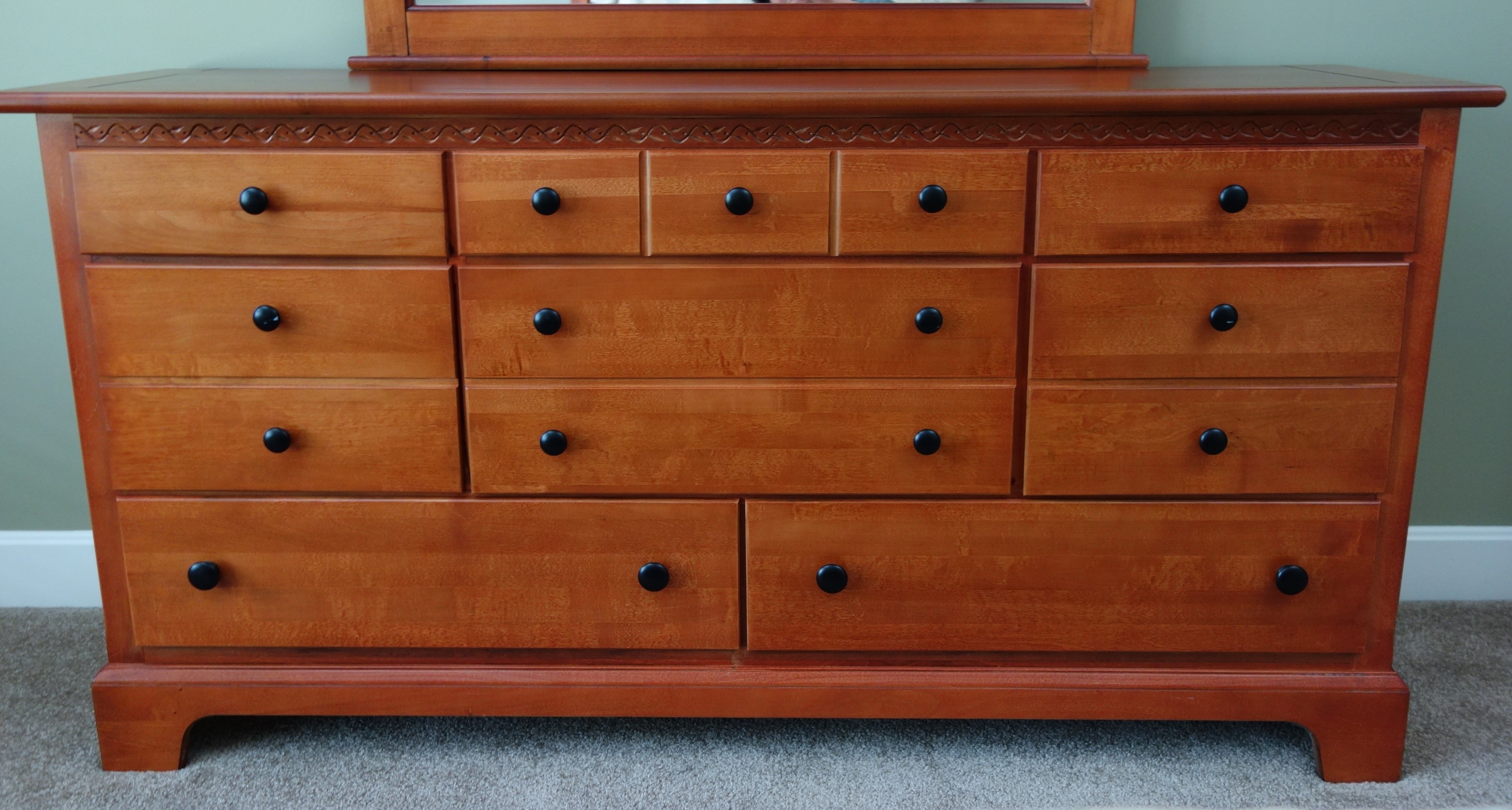 Contemporary Arts and Crafts Style Three-Piece Queen Bedroom Set