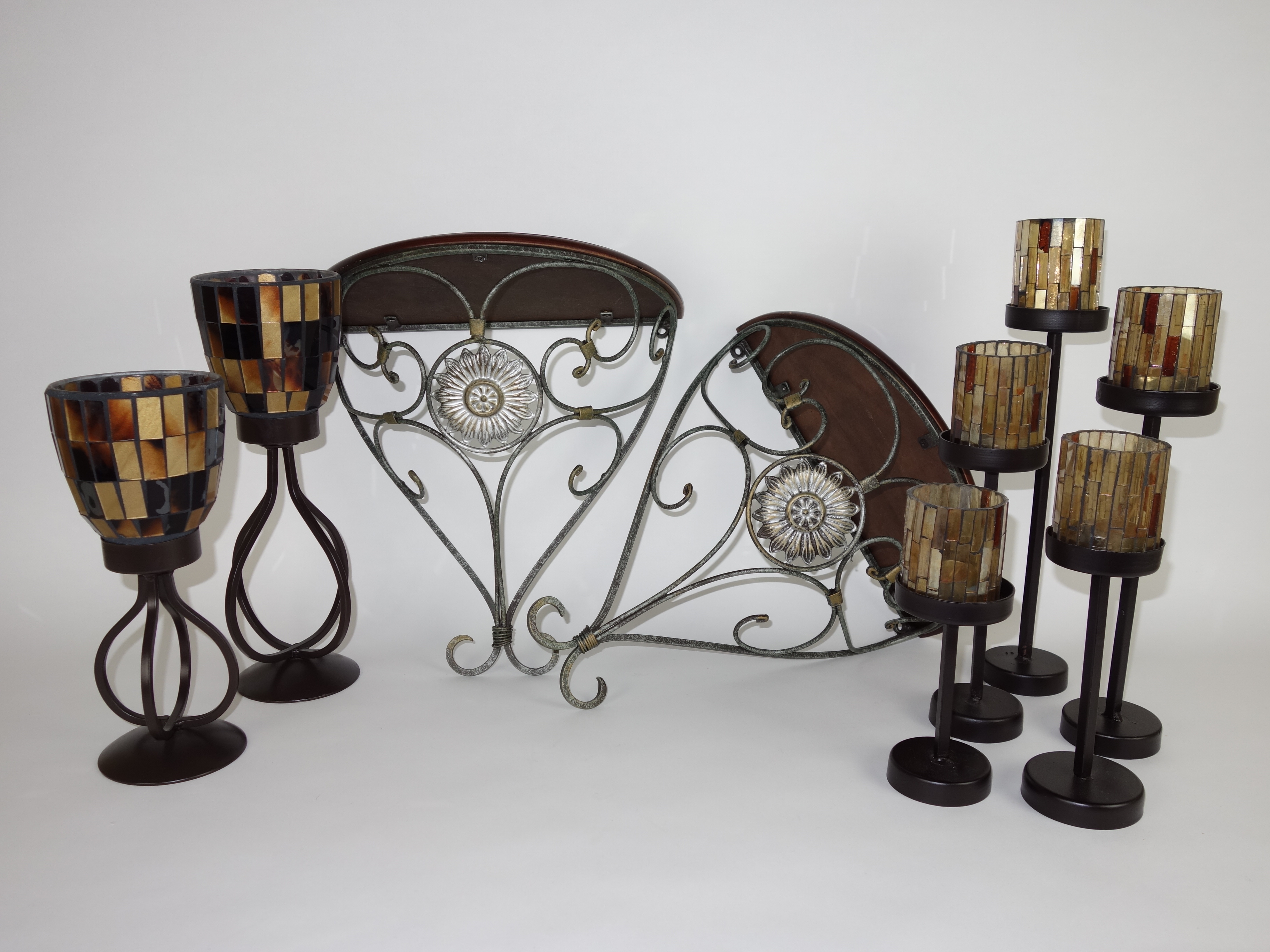 Accent Shelves and Candles