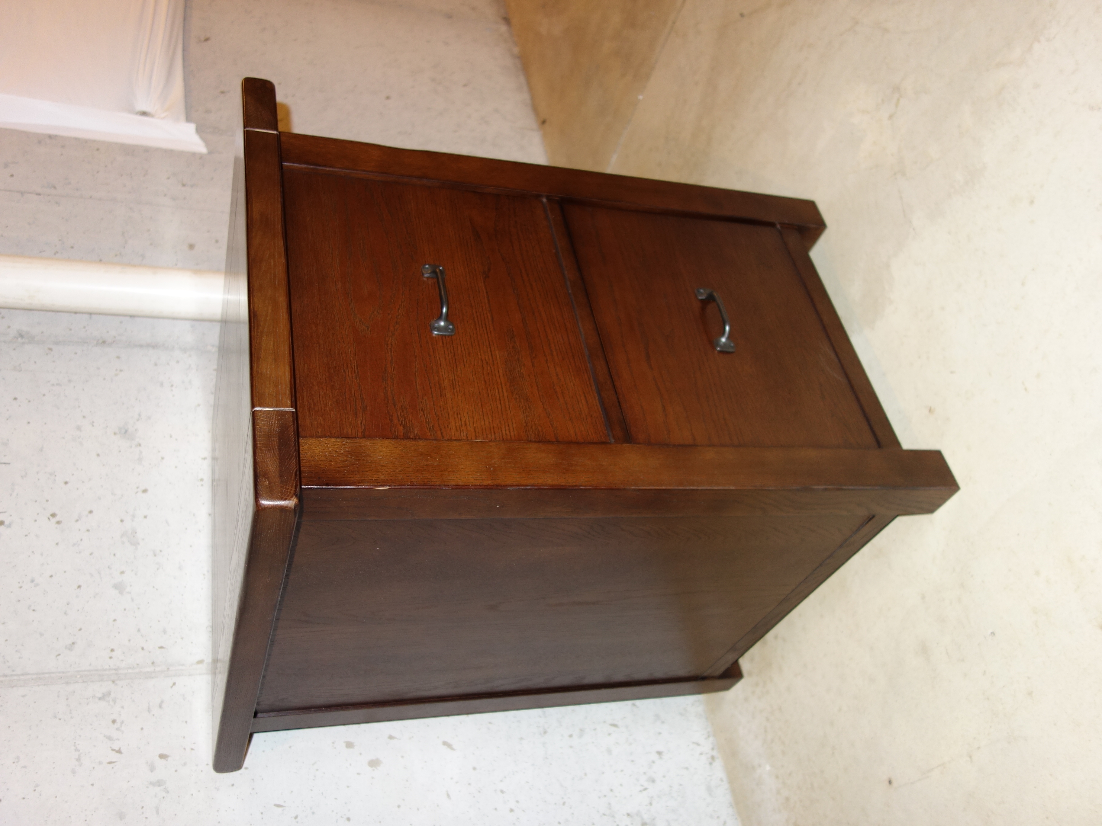 Wooden Two-Drawer File Cabinet