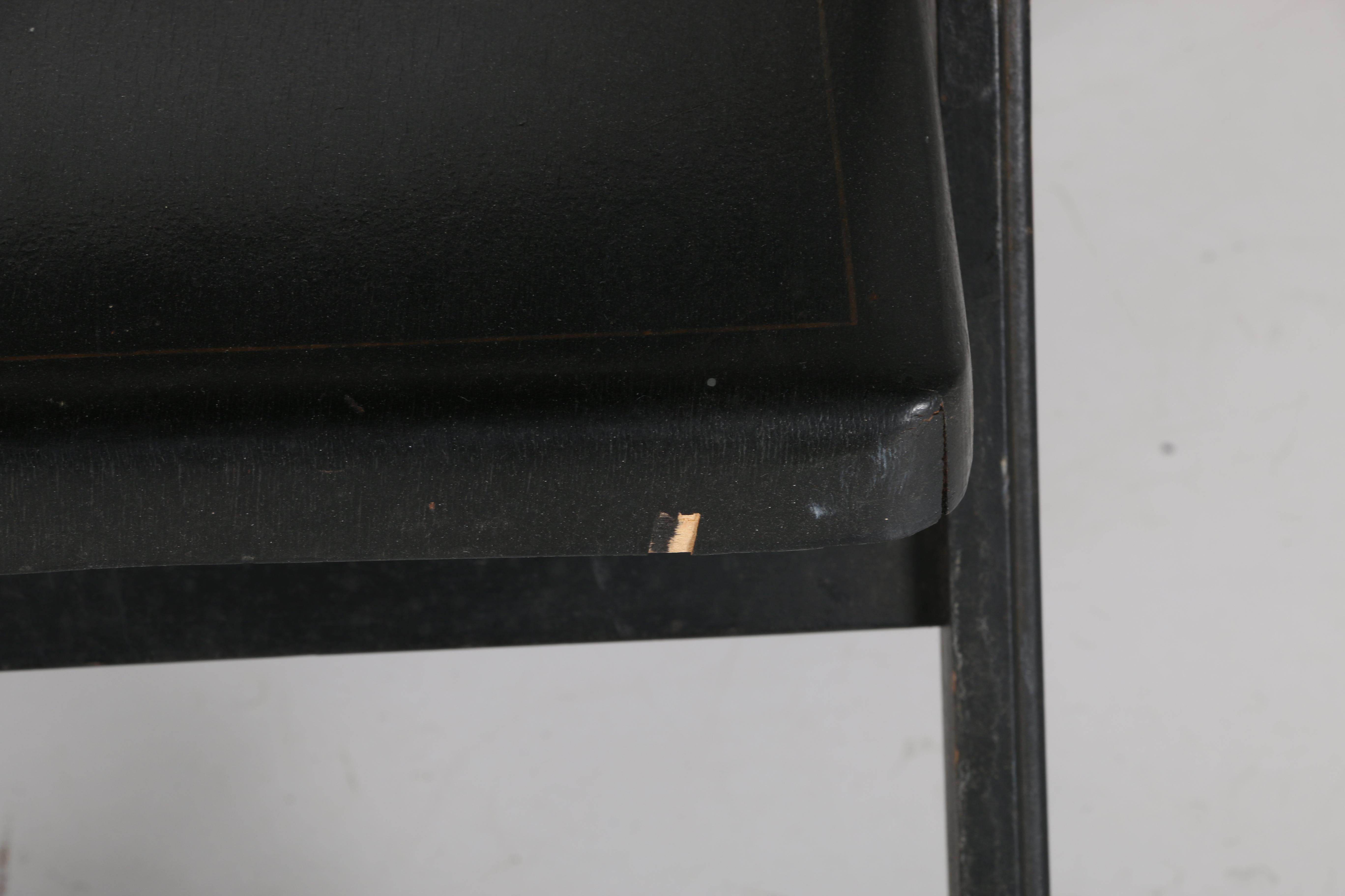 Vintage Floral-Decorated Folding Chairs