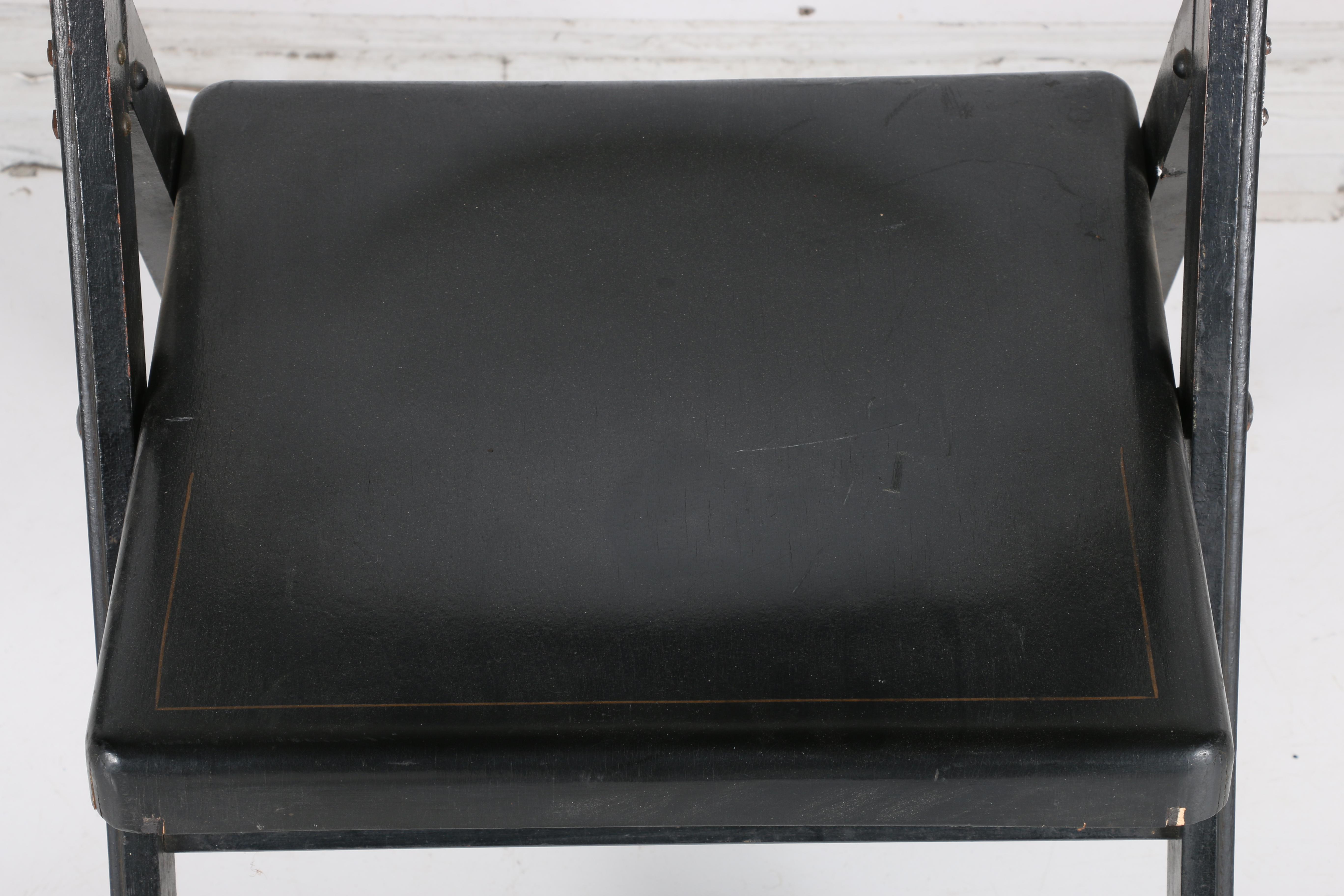 Vintage Floral-Decorated Folding Chairs