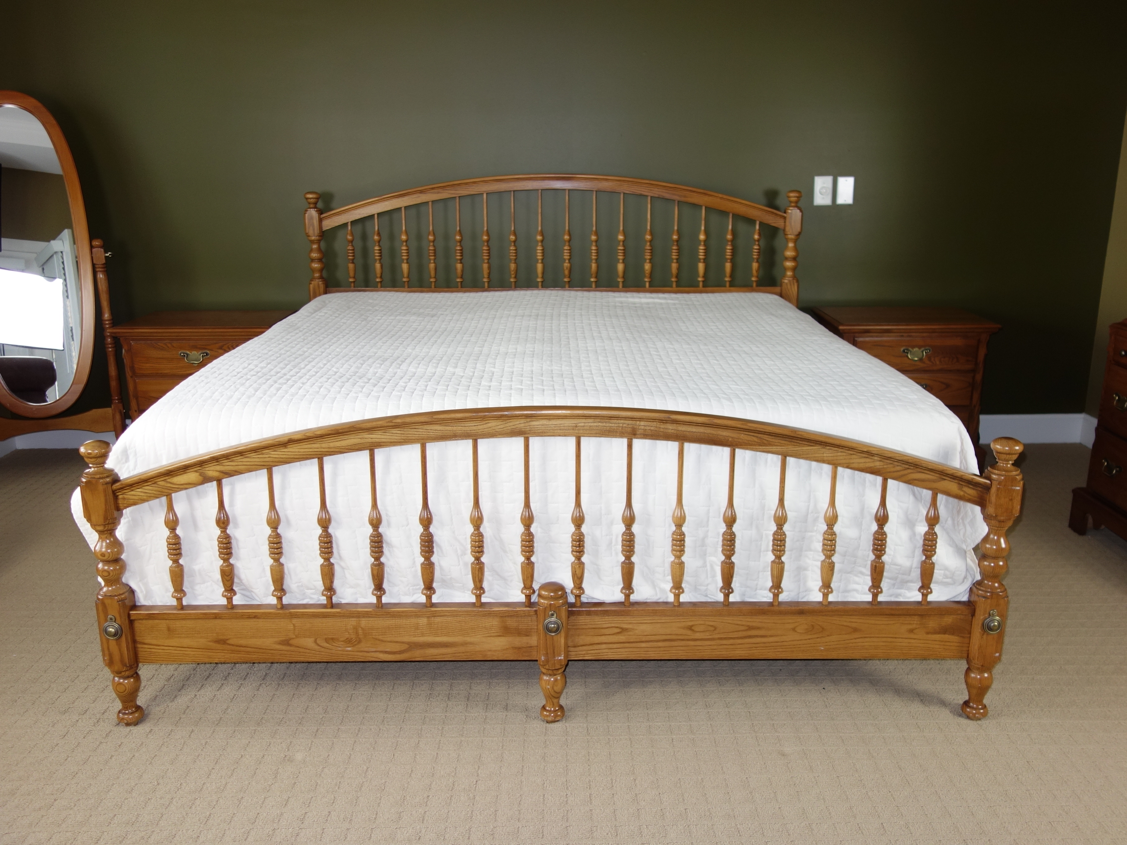 Five-Piece King Size Bedroom Set by Durham Furniture