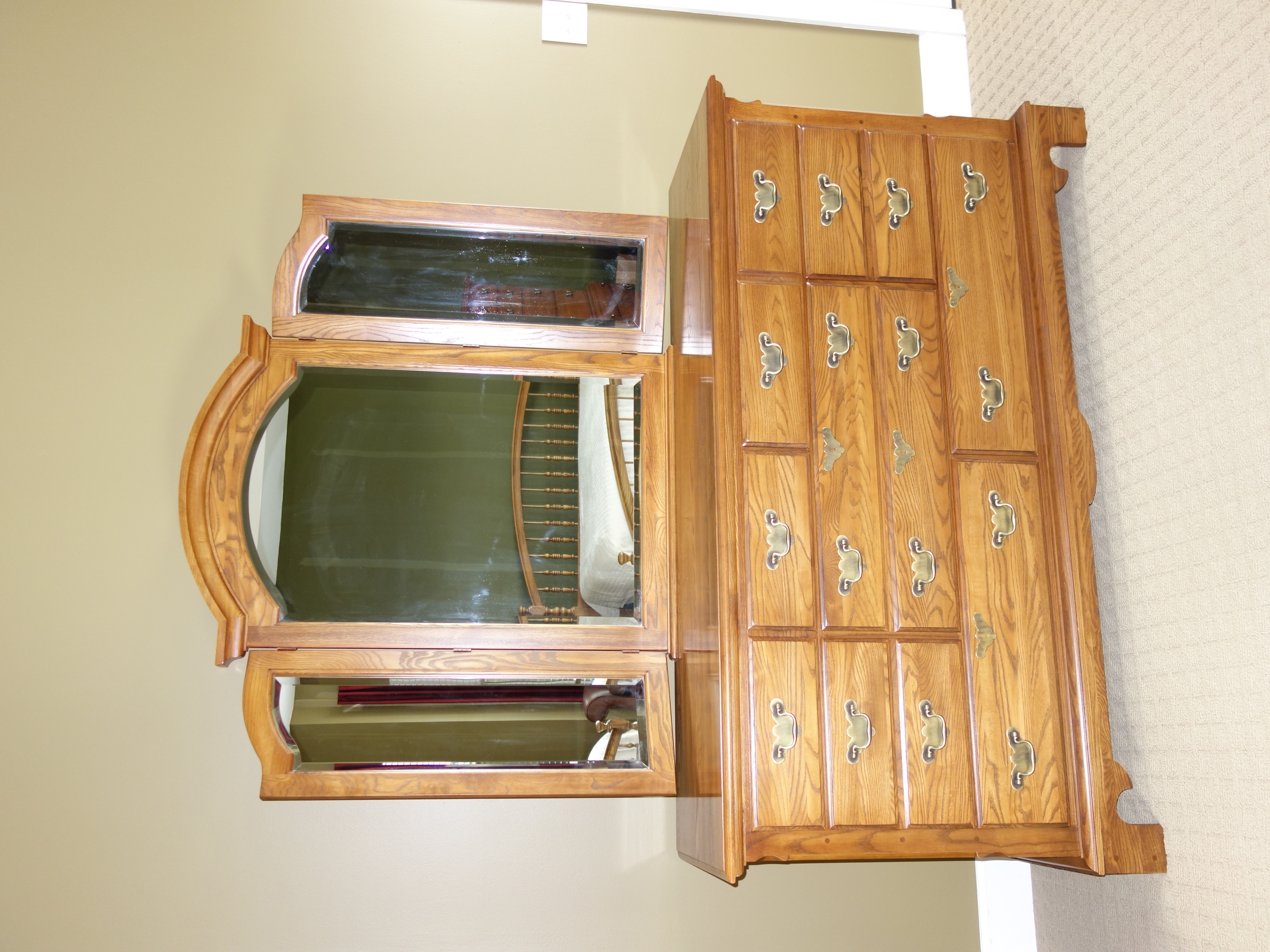 Five-Piece King Size Bedroom Set by Durham Furniture