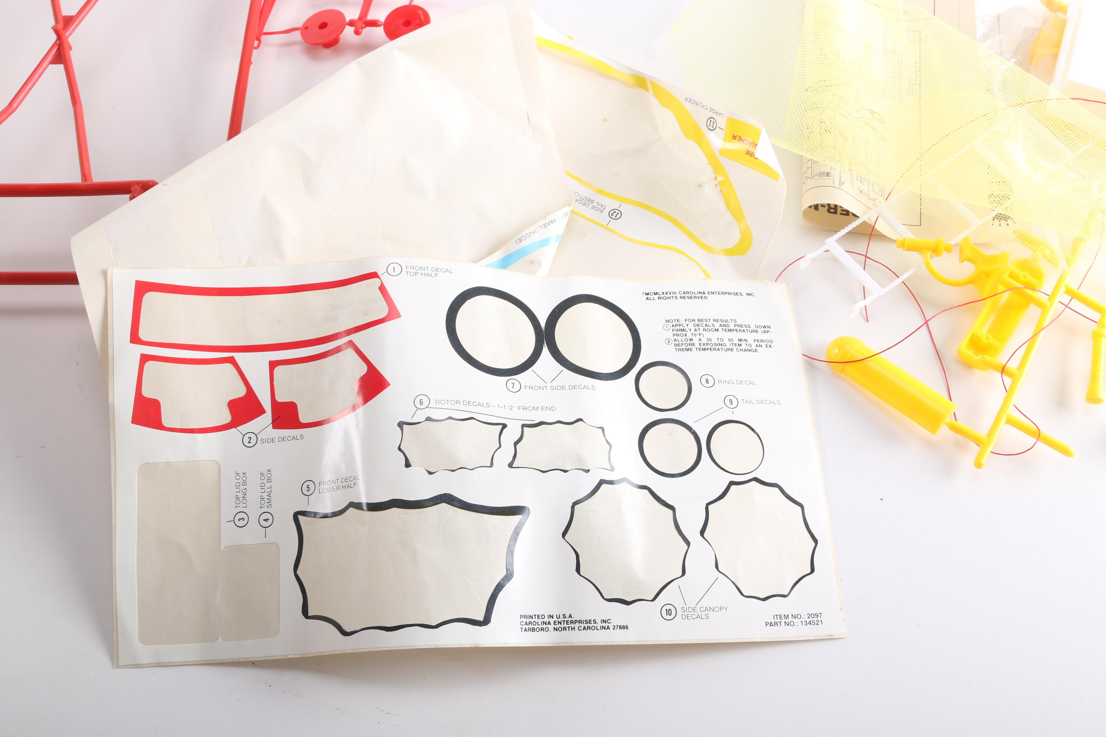 1978 Spider-man Helicopter and Accessories