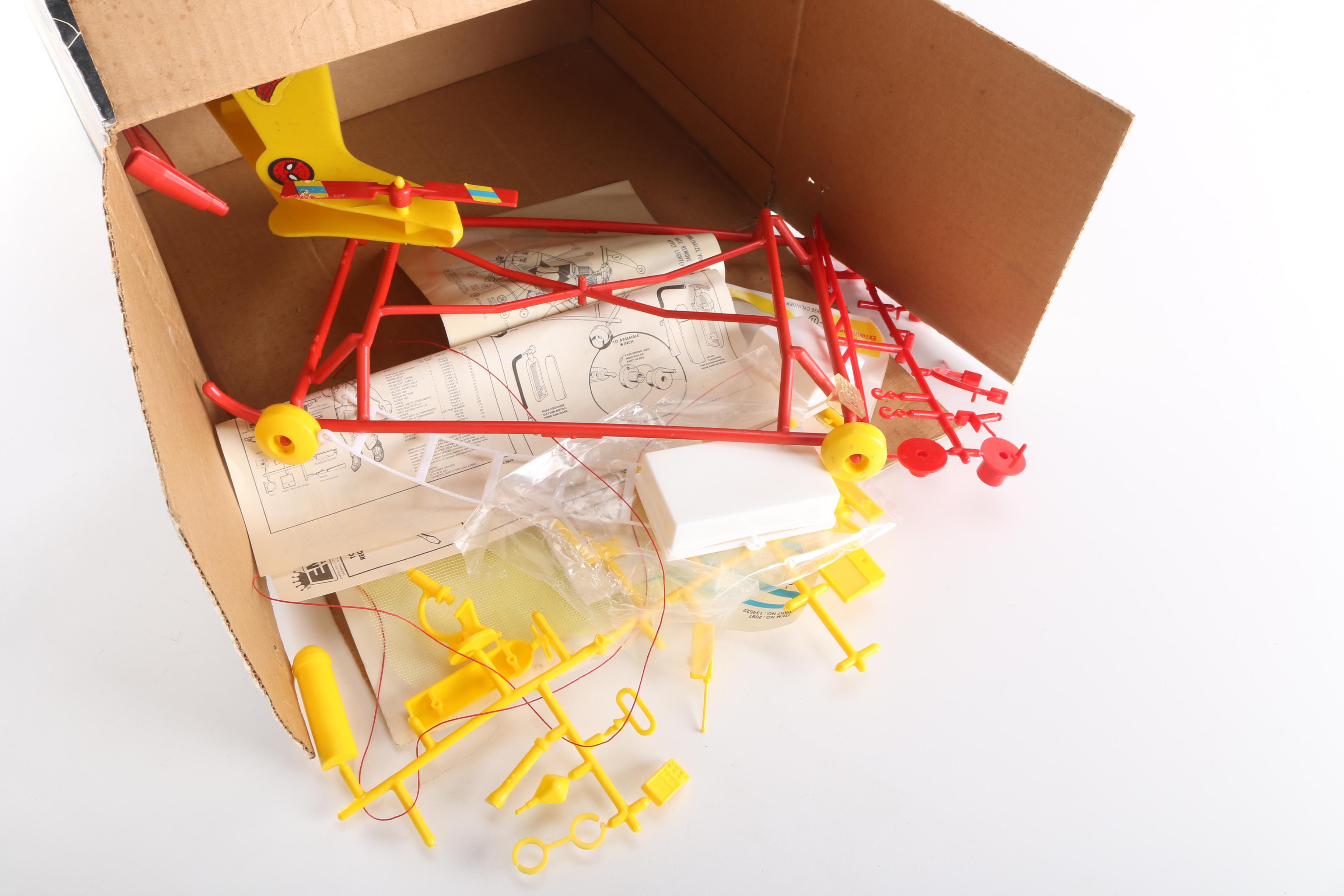 1978 Spider-man Helicopter and Accessories
