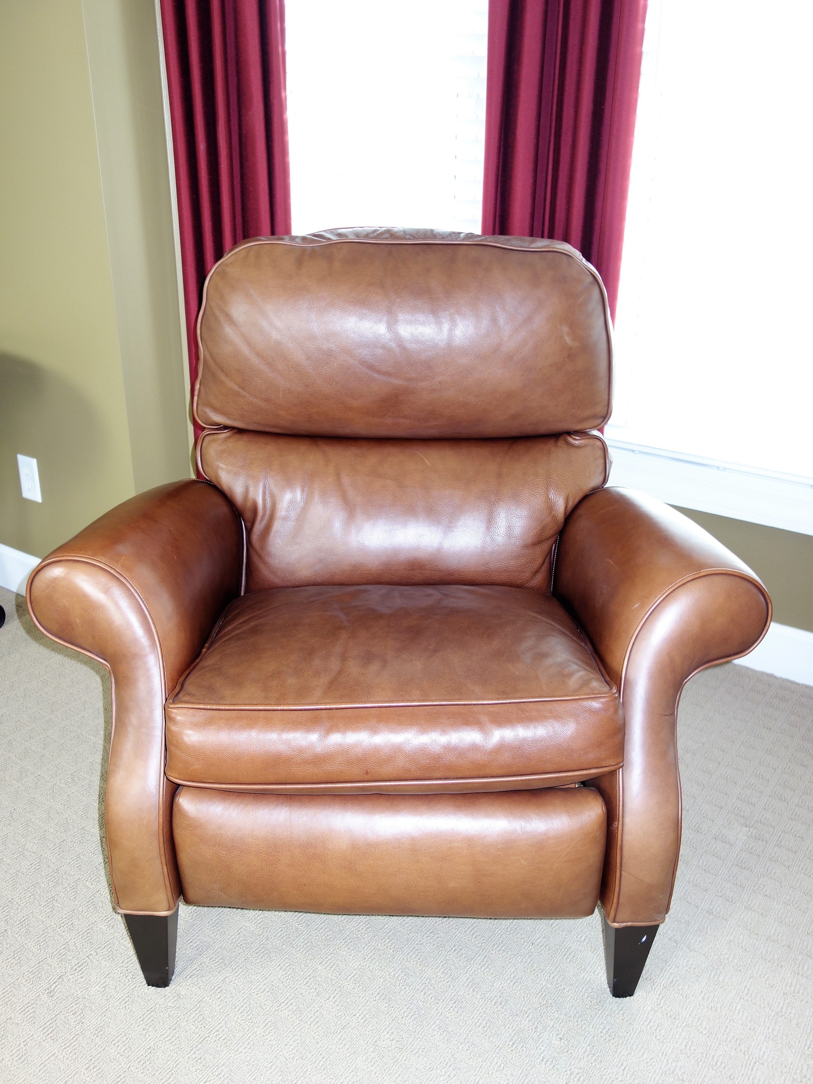 "Aveline" Leather Recliner by Arhaus Furniture