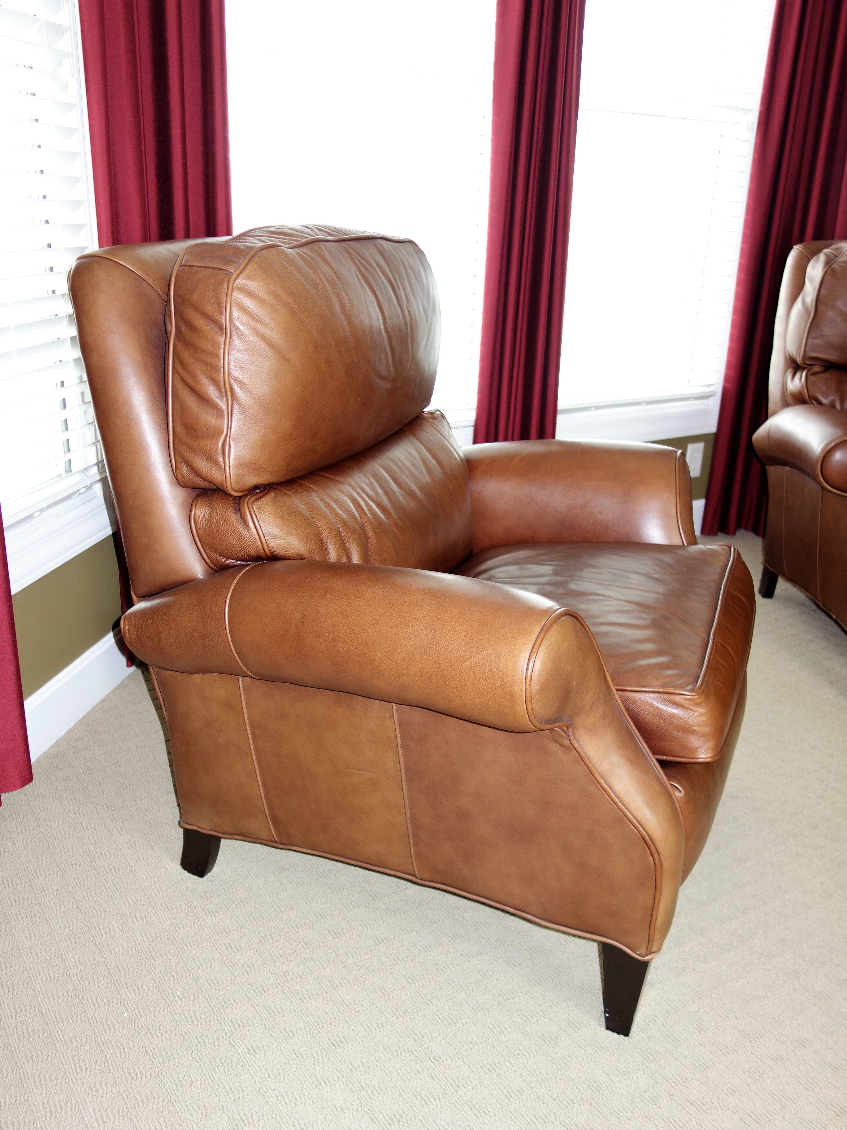 "Aveline" Leather Recliner by Arhaus Furniture