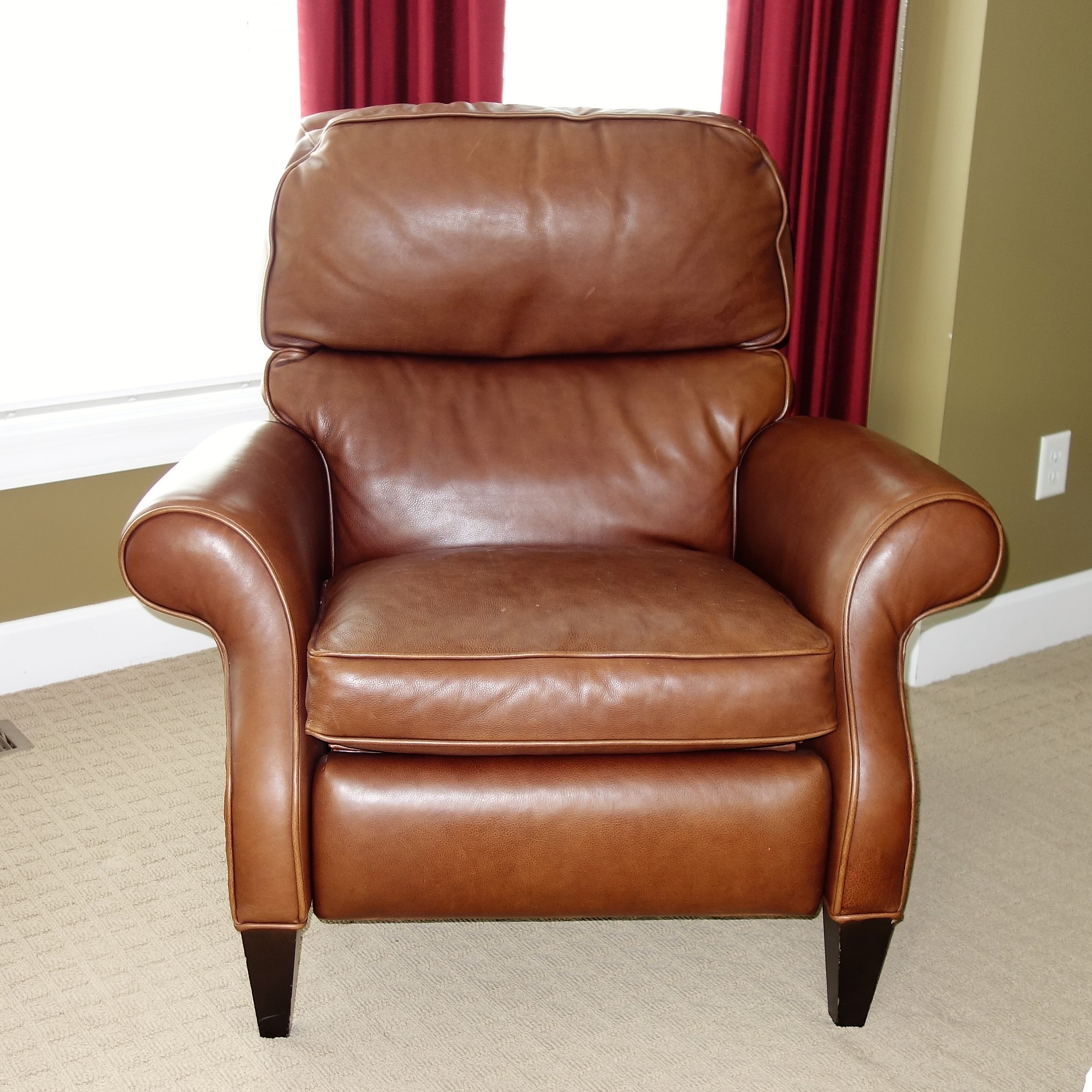 "Aveline" Leather Recliner by Arhaus Furniture