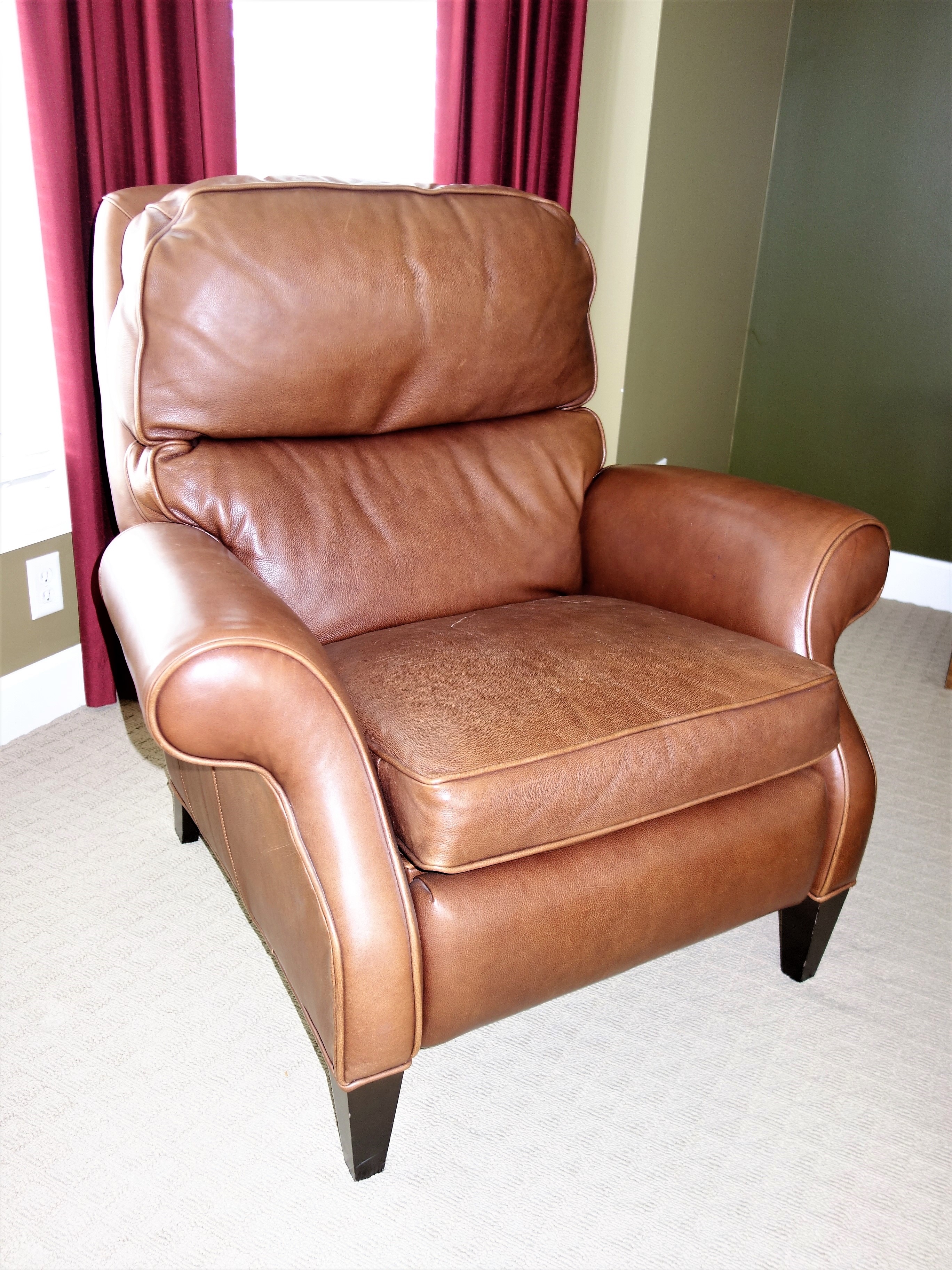 "Aveline" Leather Recliner by Arhaus Furniture