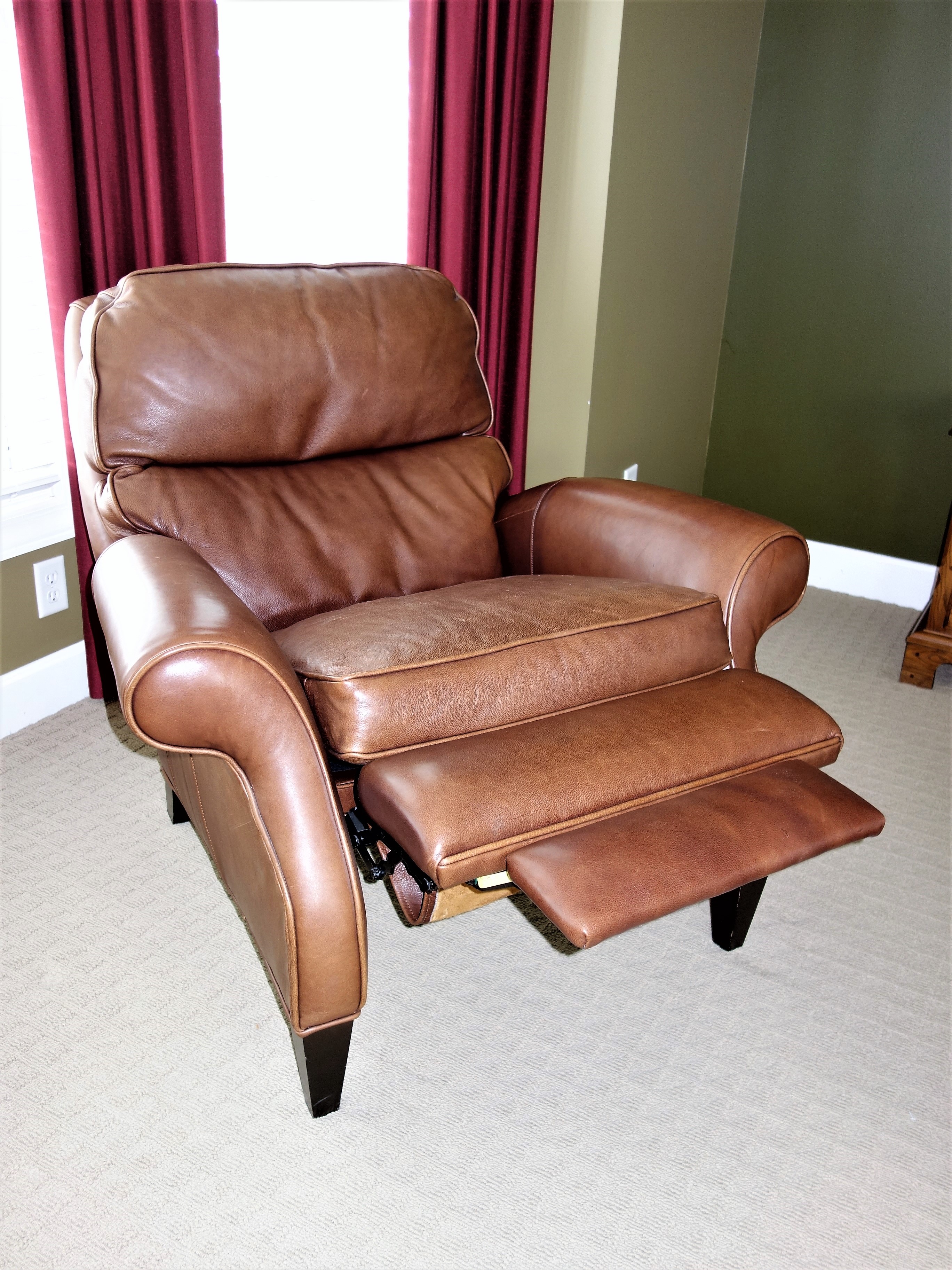"Aveline" Leather Recliner by Arhaus Furniture