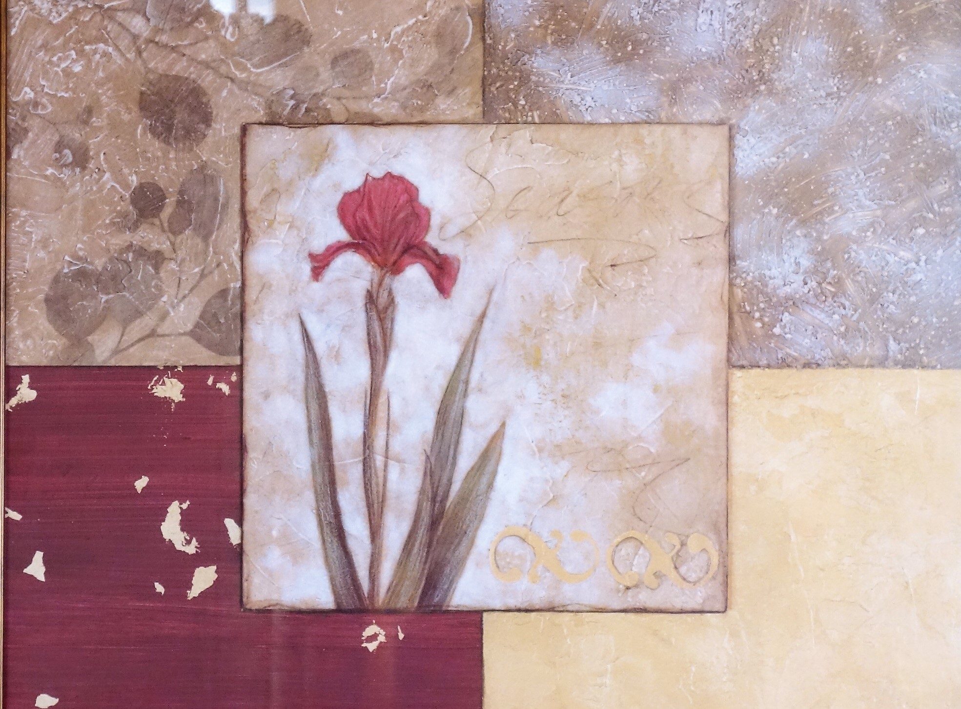 After Kimberly Baker Framed Offset Lithograph "Seasons"