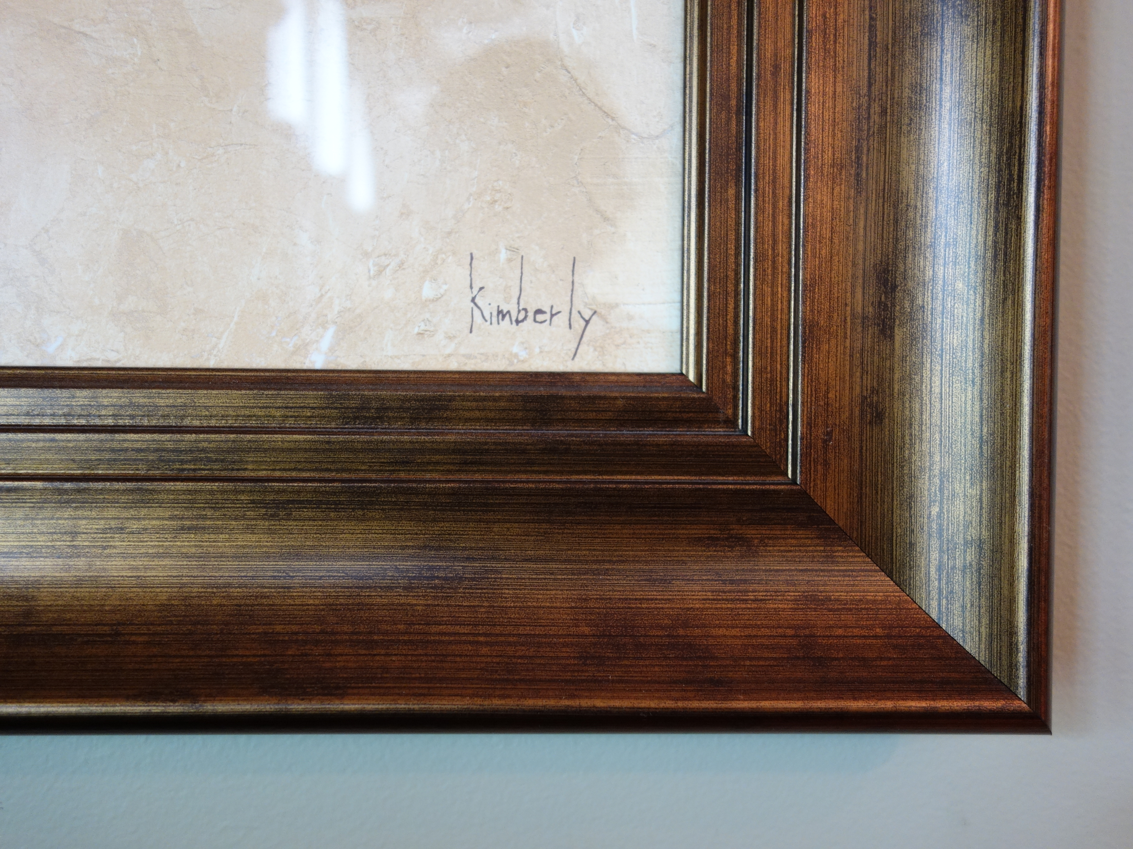 After Kimberly Baker Framed Offset Lithograph "Seasons"