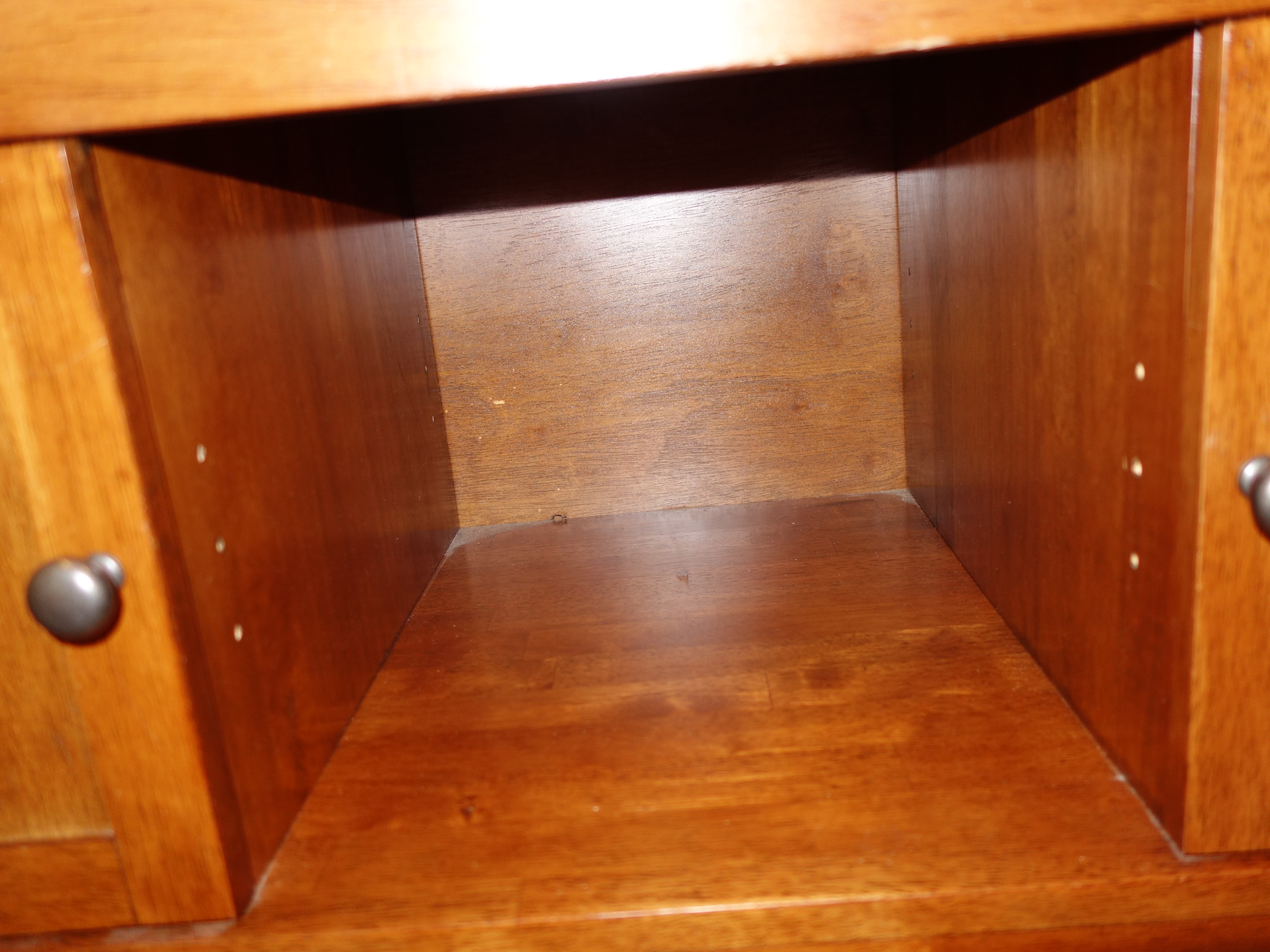 Contemporary Mission Style Hall Bench