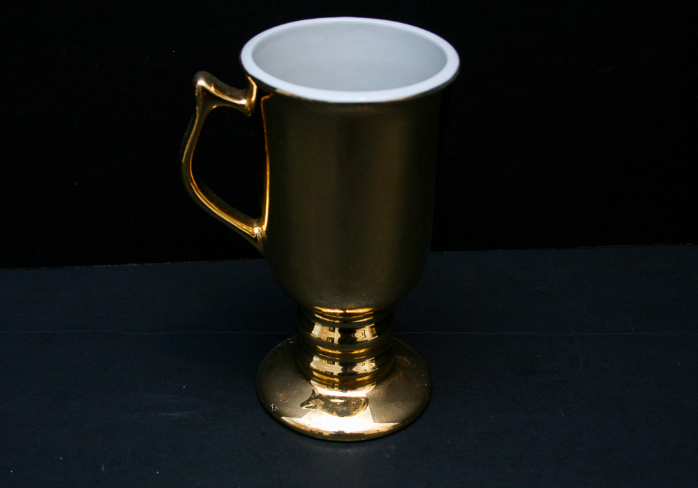 Hall Gilt Finish Irish Coffee Mugs