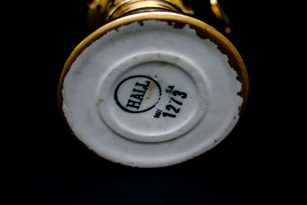 Hall Gilt Finish Irish Coffee Mugs