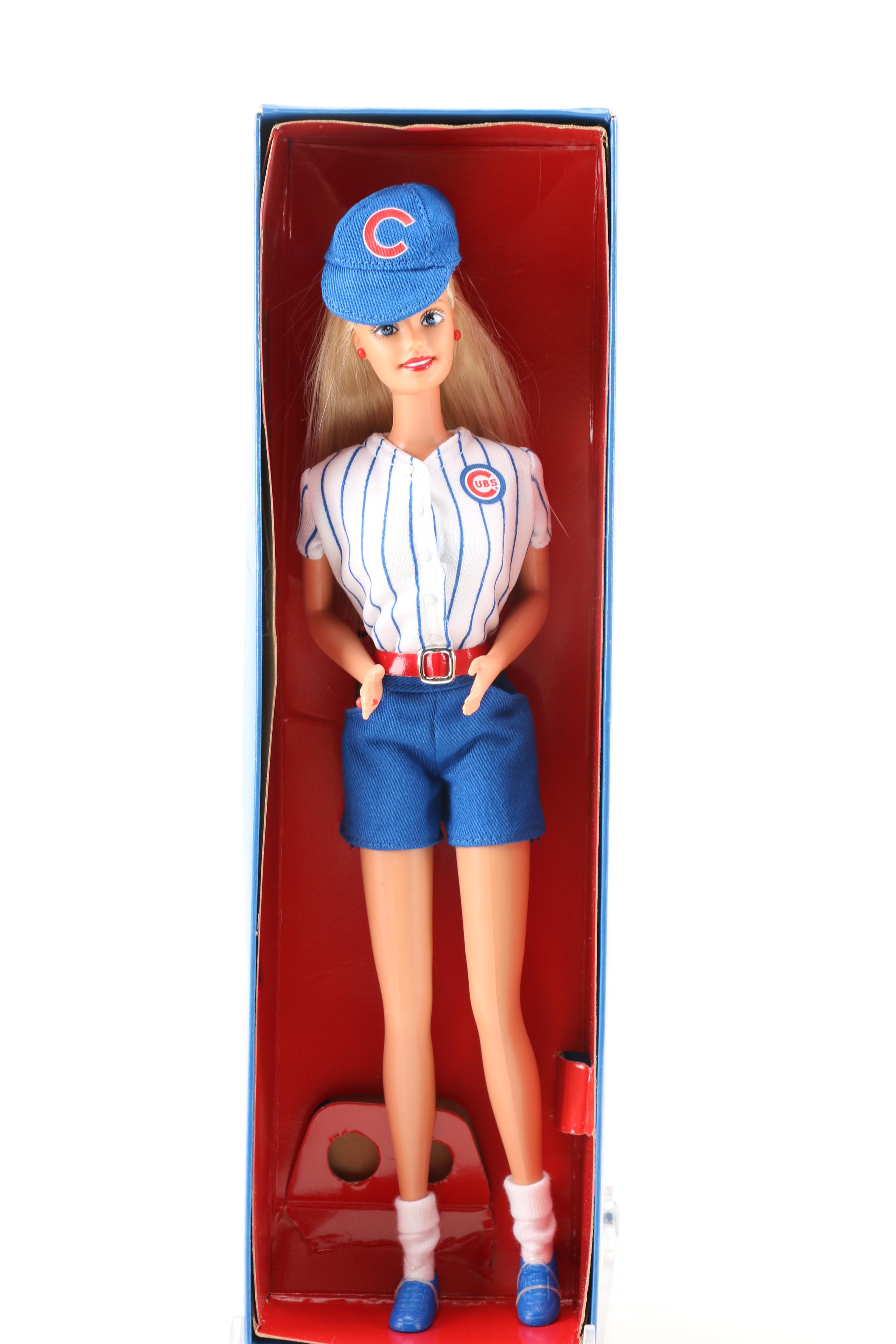 Special Edition Chicago Cubs Fan Barbie Doll